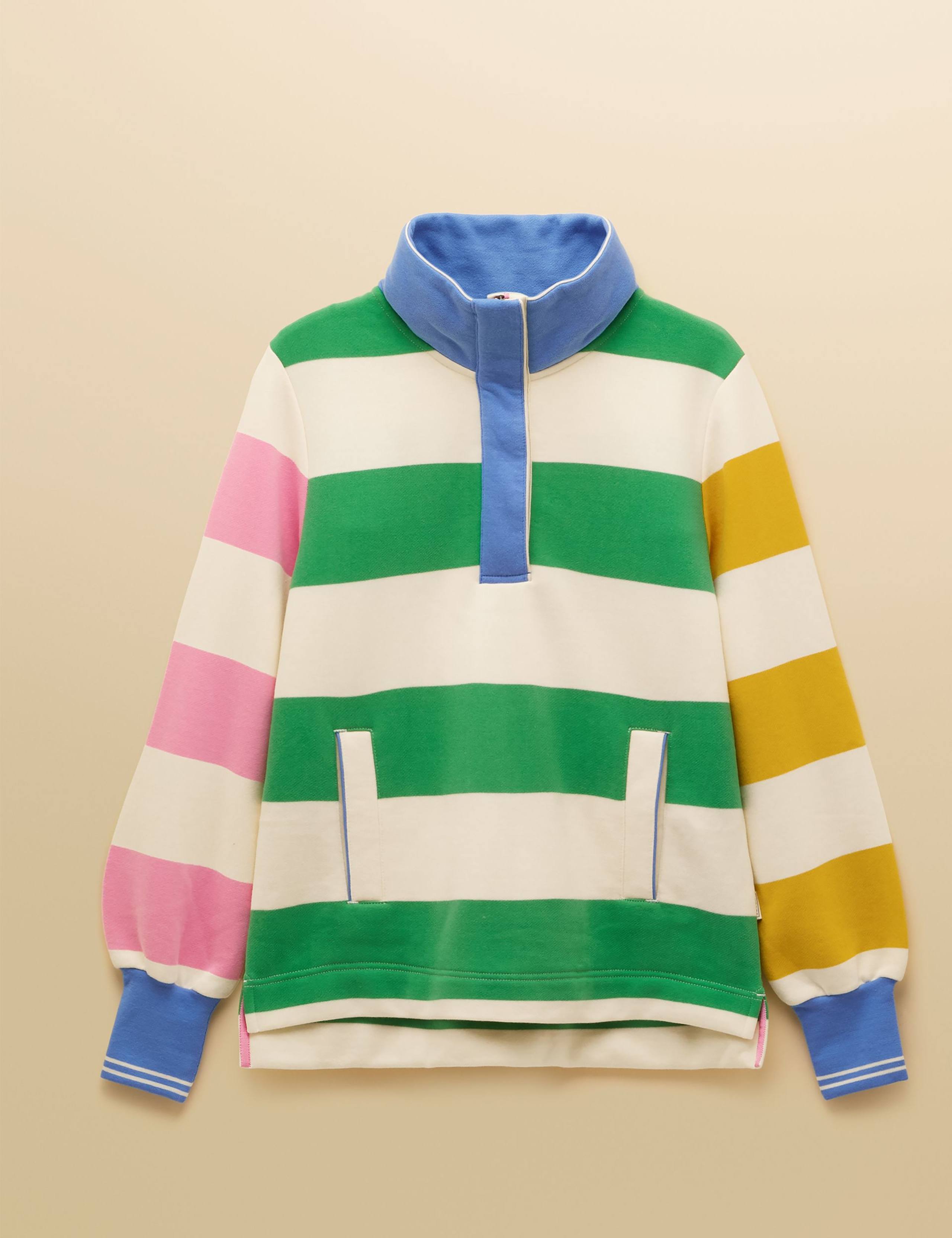 Pure Cotton Colour Block Sweatshirt 9 of 9
