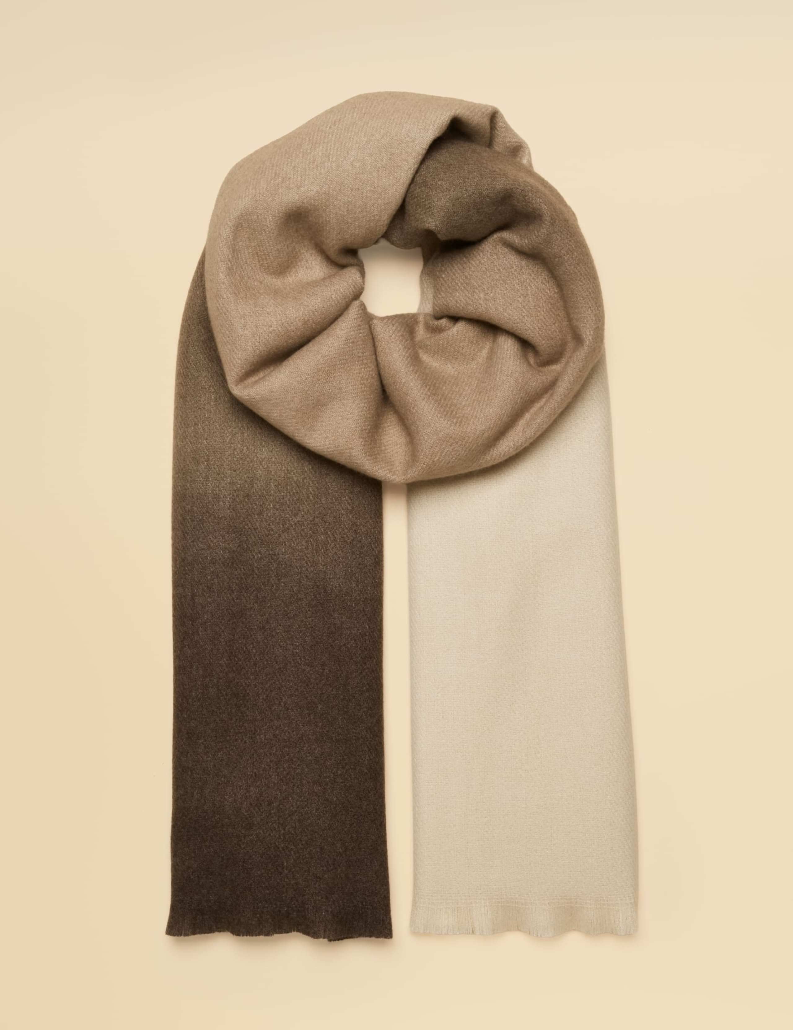 Ombre Fringed Wrap Around Scarf 7 of 7