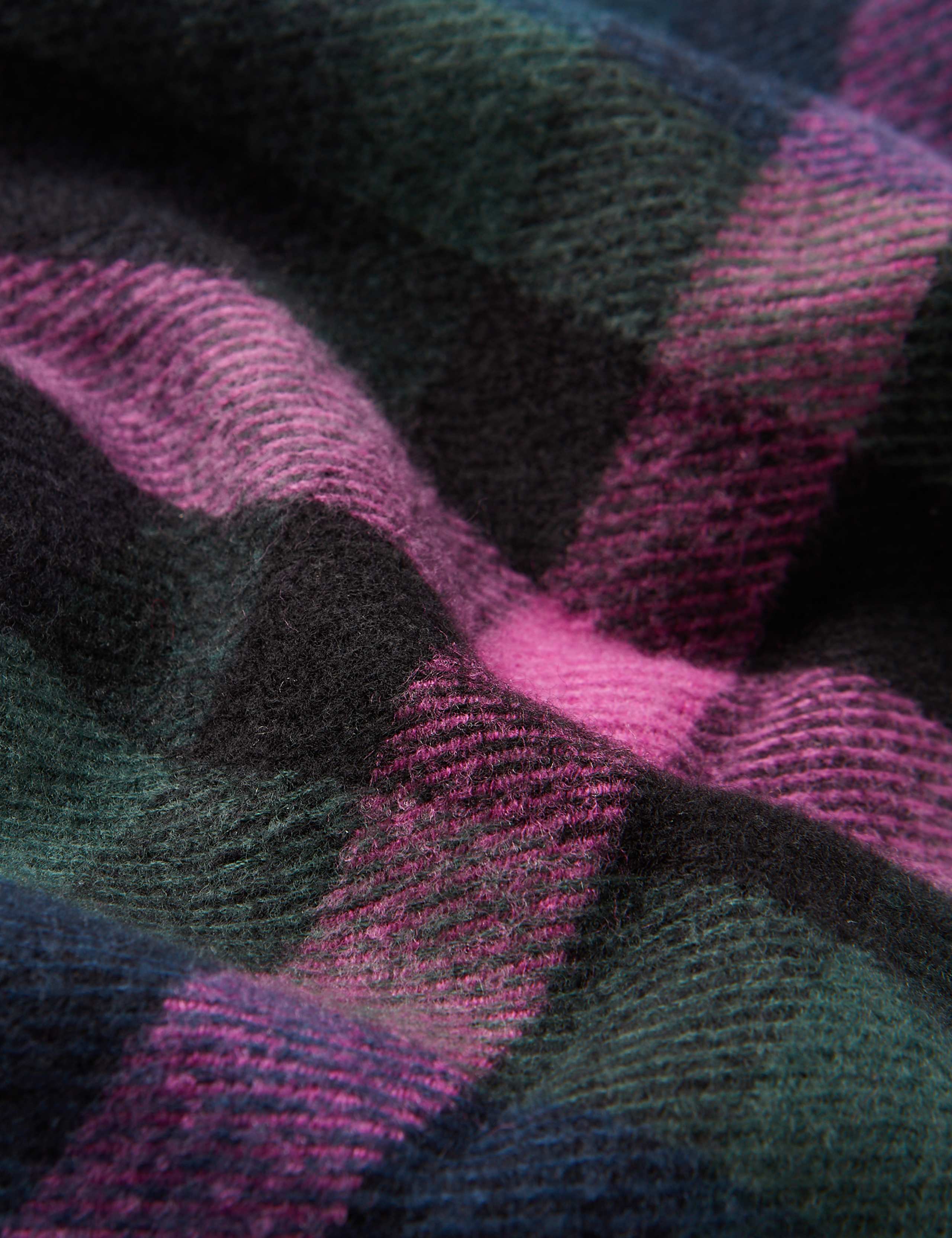 Checked Tassel Scarf 5 of 5