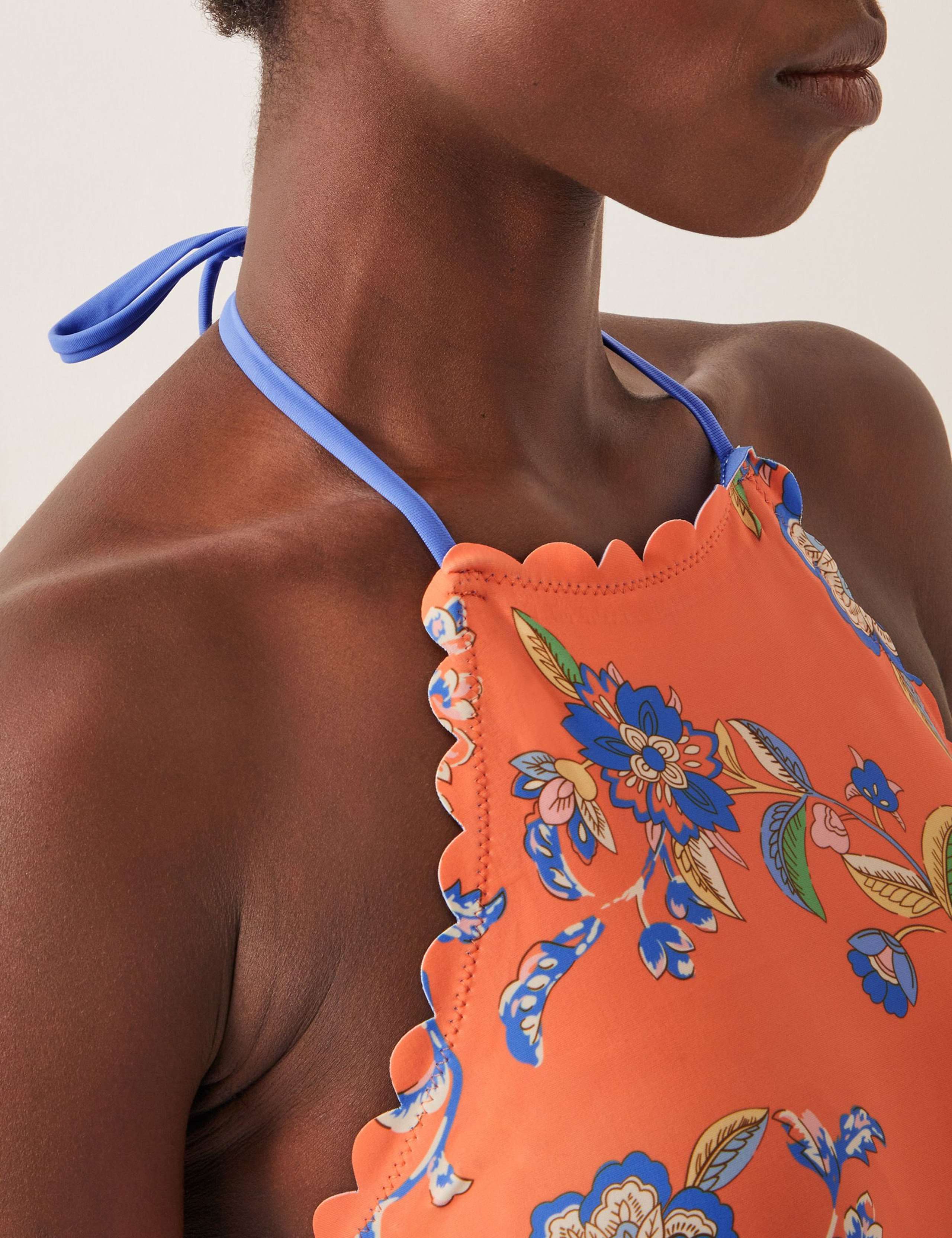 Floral Padded Halterneck Swimsuit 4 of 4