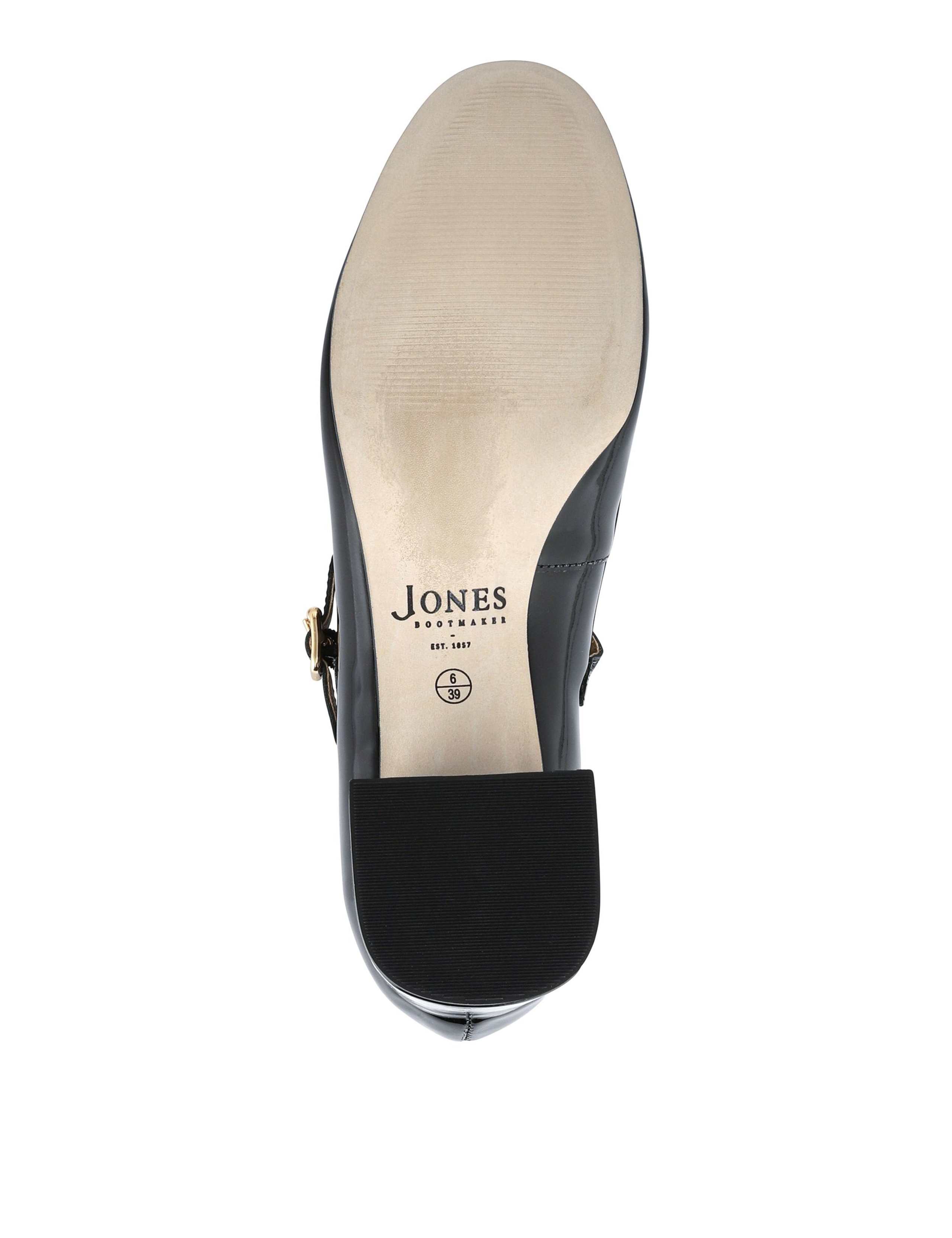 Leather Patent Block Heel Mary Jane Shoes 4 of 6