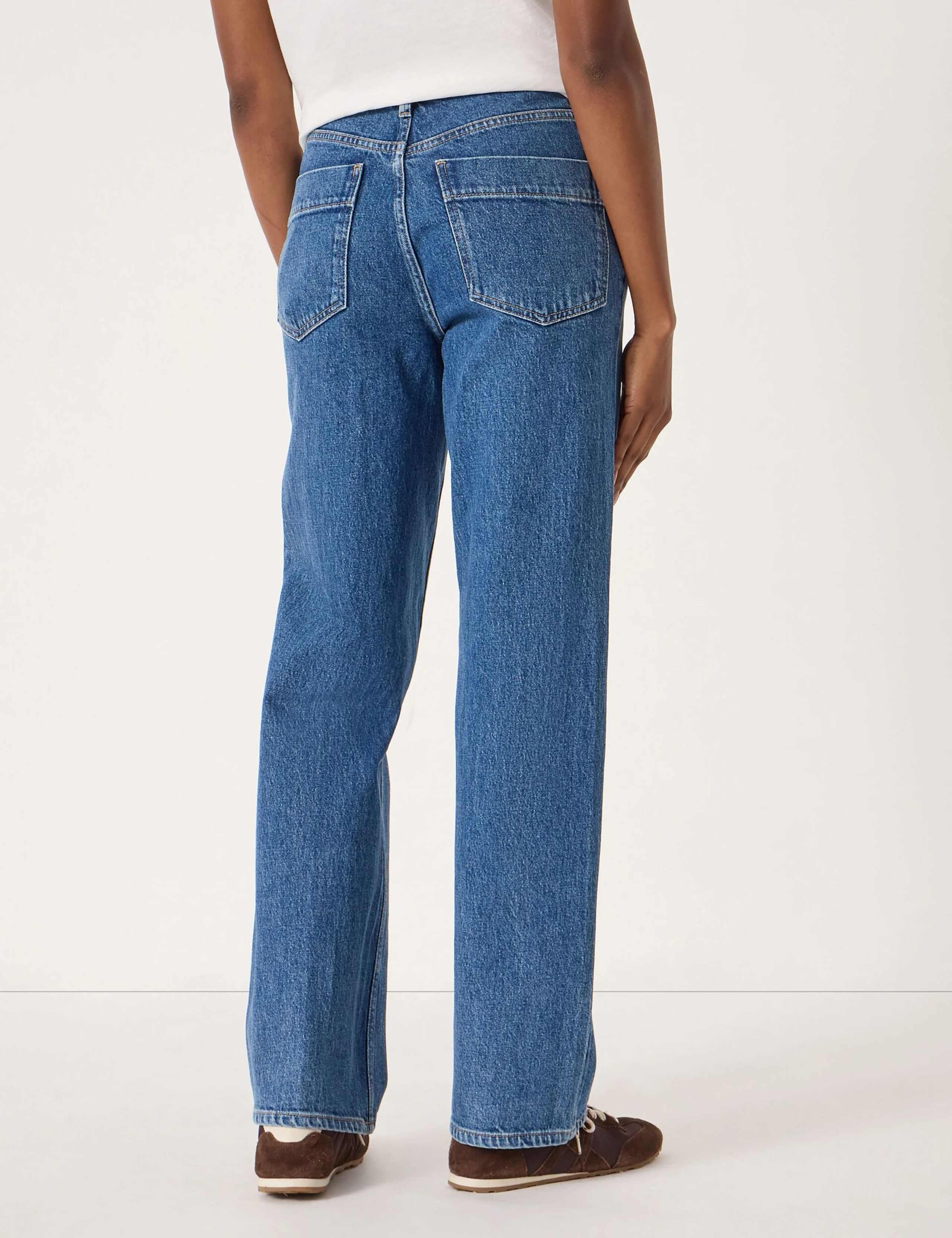 Mid Rise Straight Leg Jeans 4 of 6