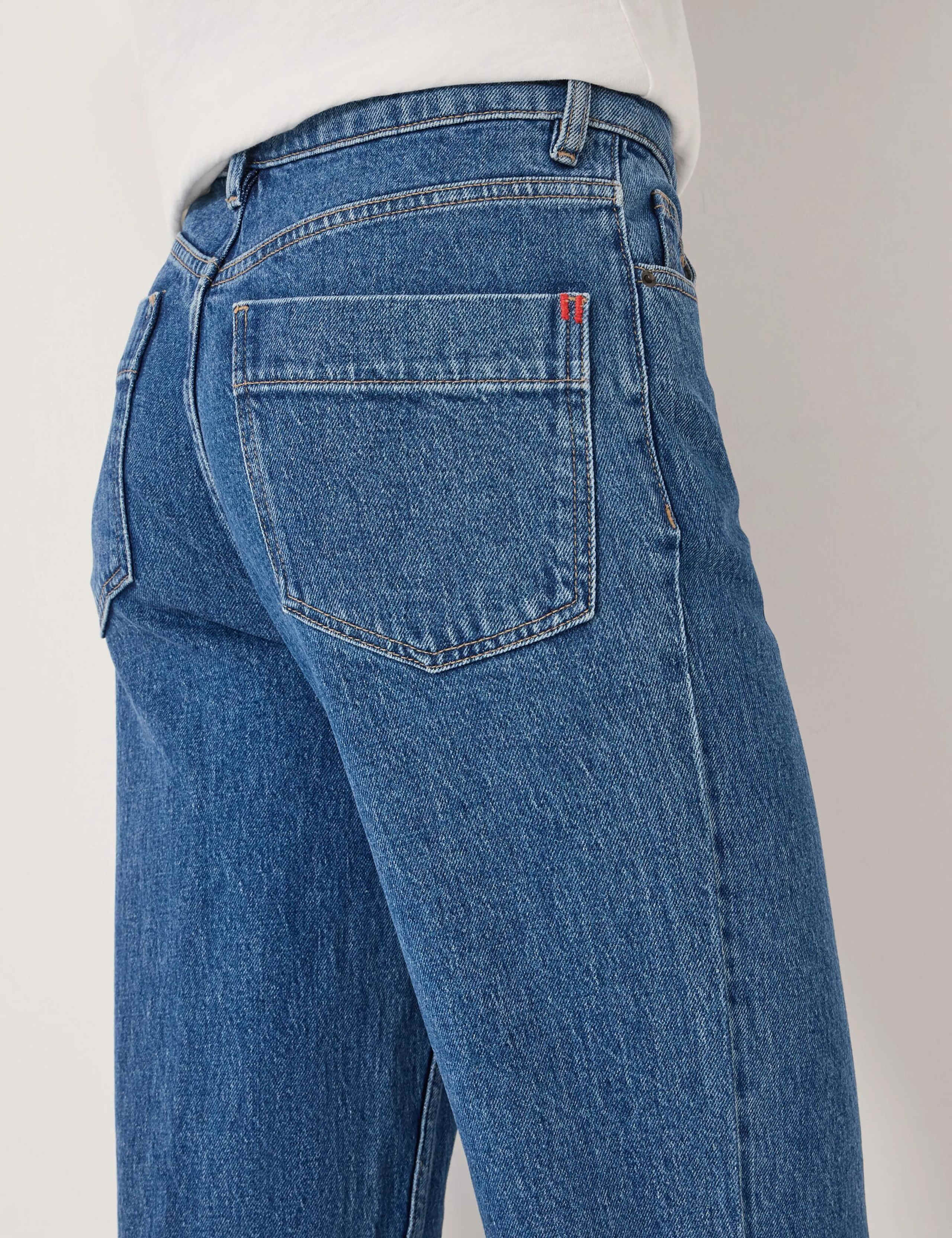 Mid Rise Straight Leg Jeans 6 of 6