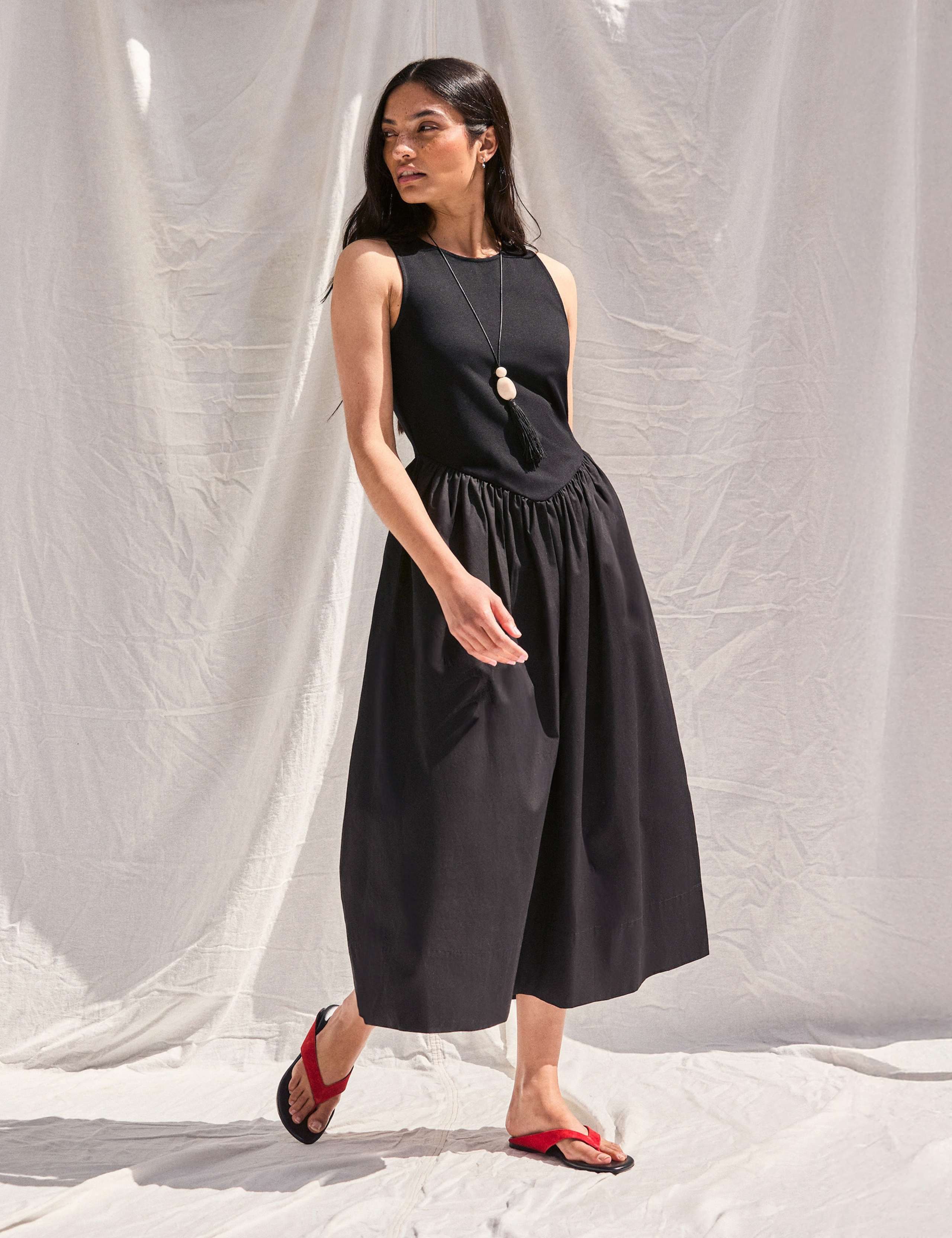 Jersey Midaxi Waisted Dress 4 of 5