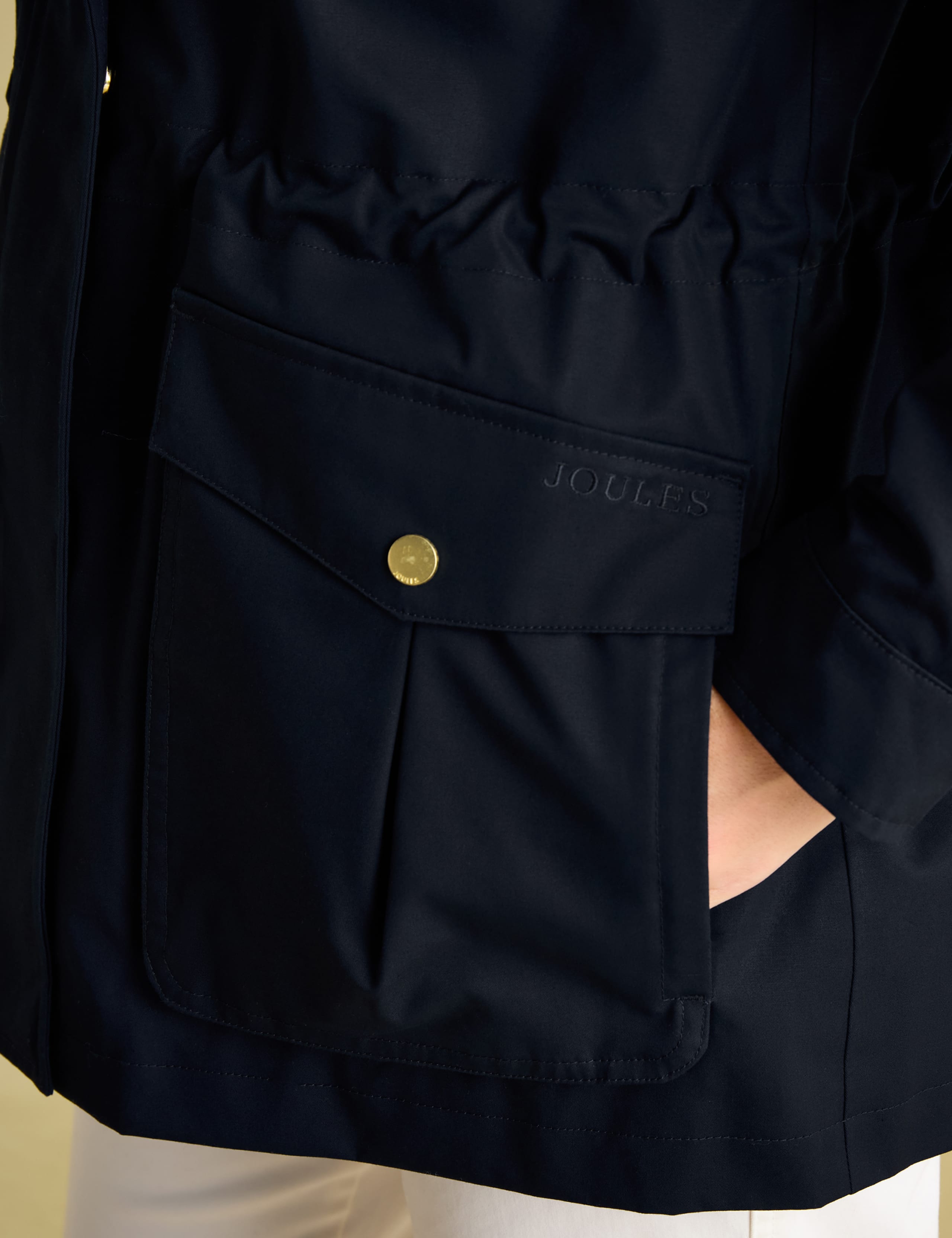 Pure Cotton Waterproof Hooded Raincoat 3 of 7