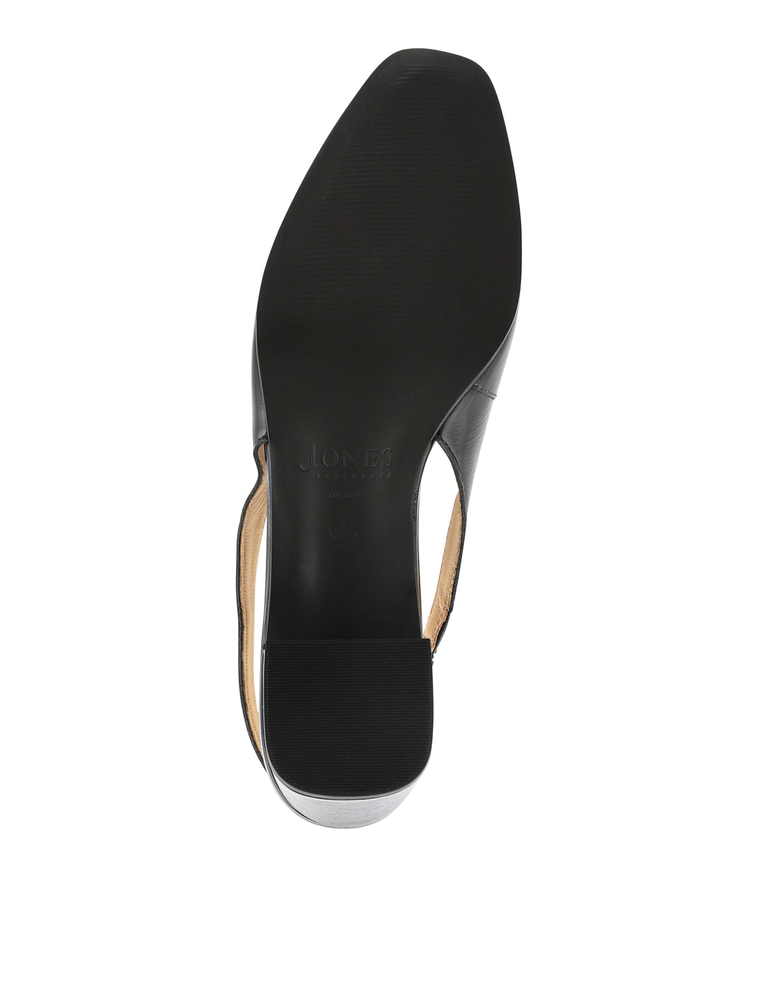 Leather Kitten Heel Court Shoes 4 of 6