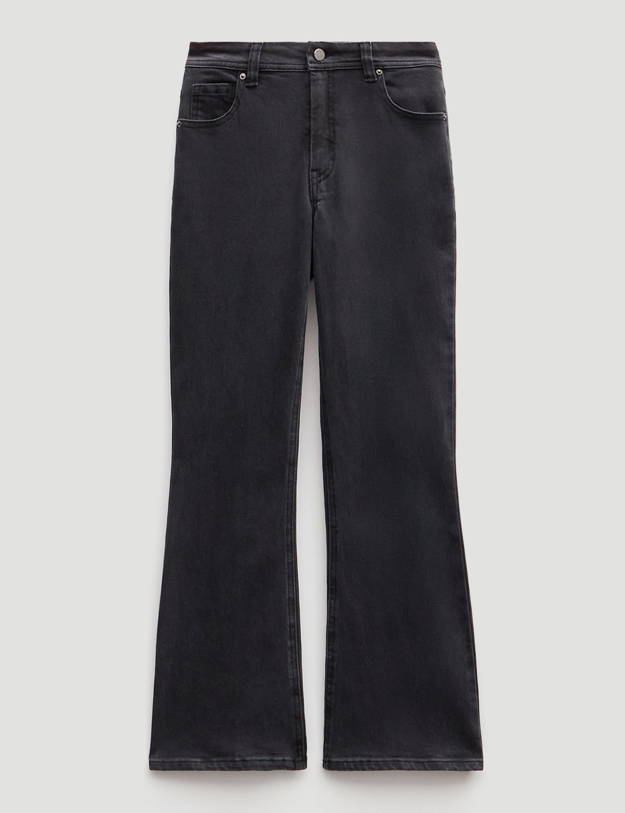 Mid Rise Bootcut Cropped Jeans 2 of 6