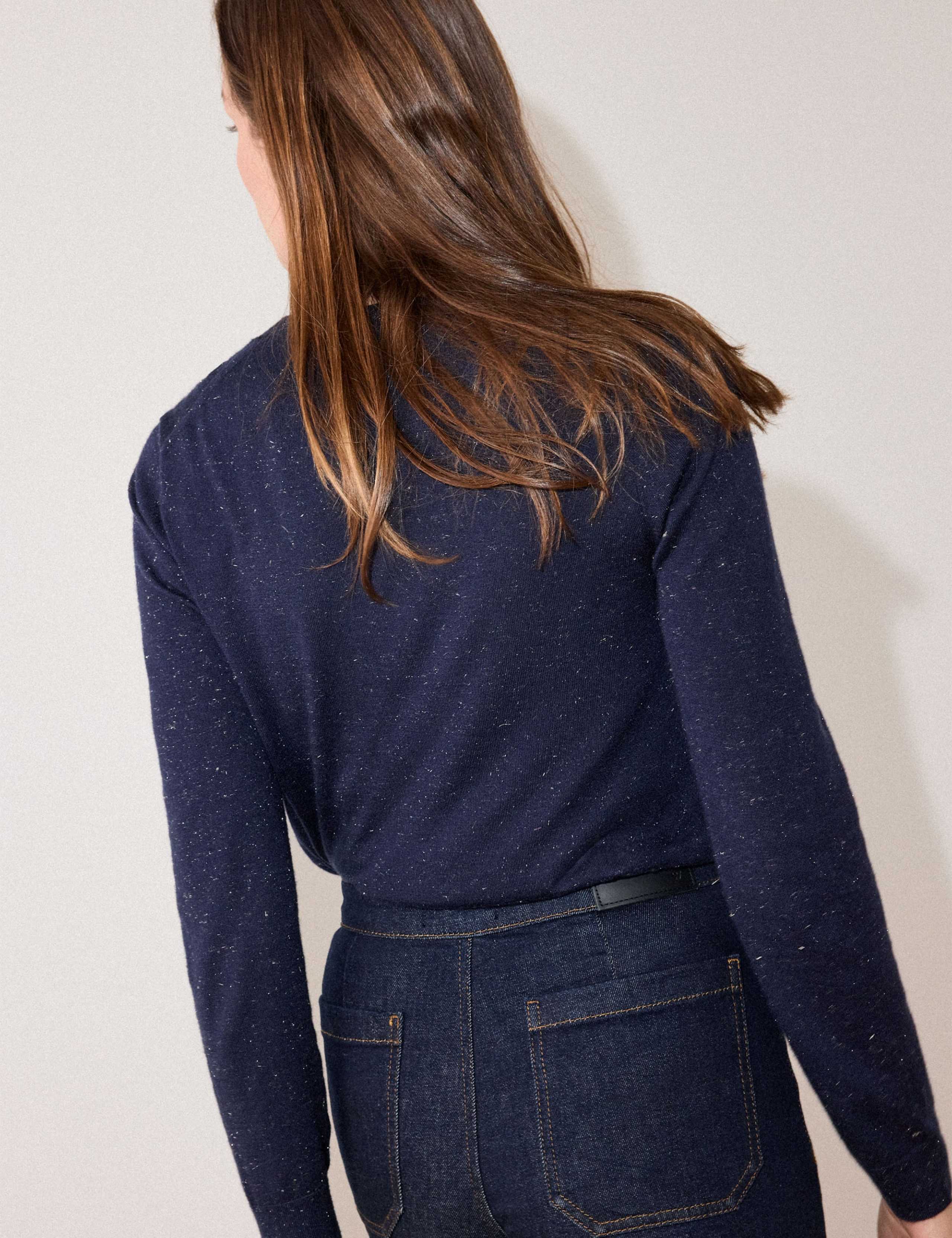 Sparkly V Neck Jumper 5 of 5