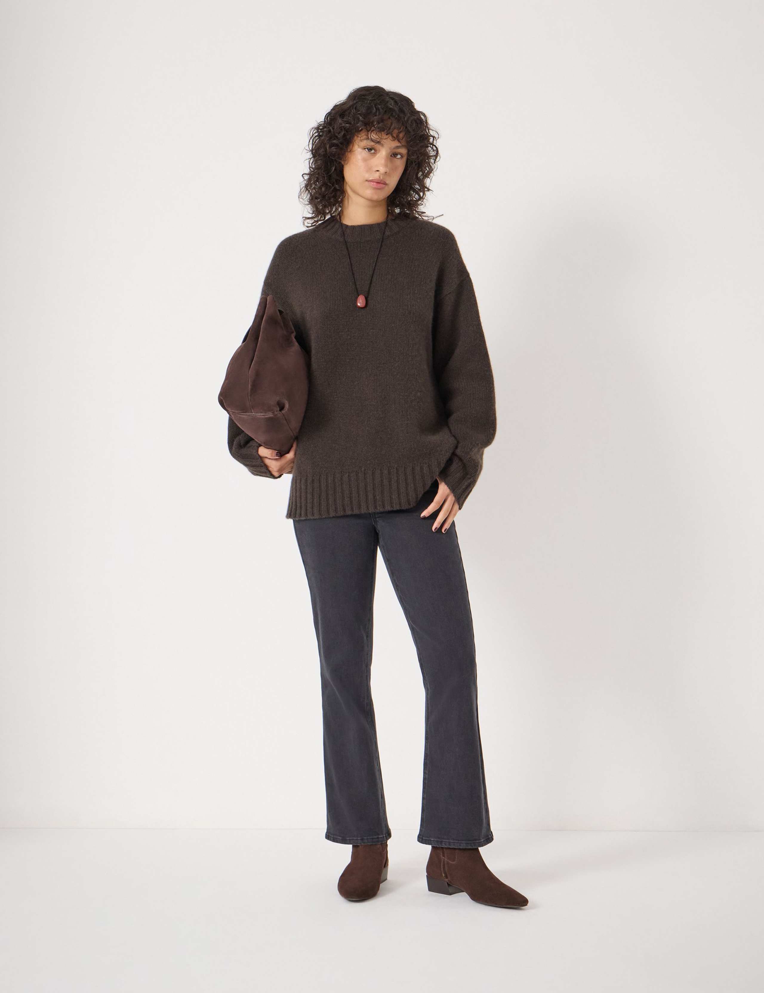 Cora Longline Chunky Cashmere Jumper 3 of 6