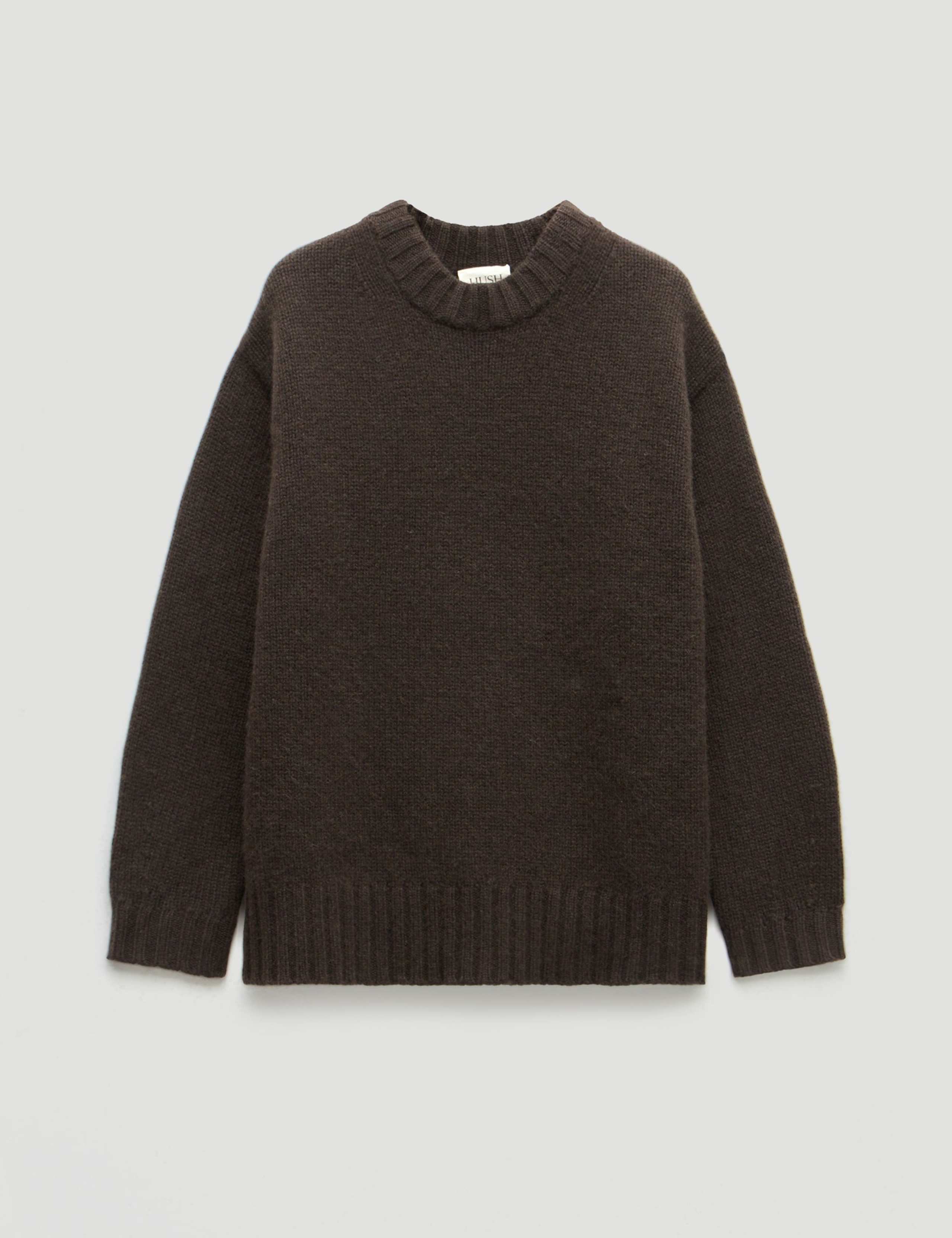 Pure Cashmere Textured Crew Neck Jumper 2 of 6