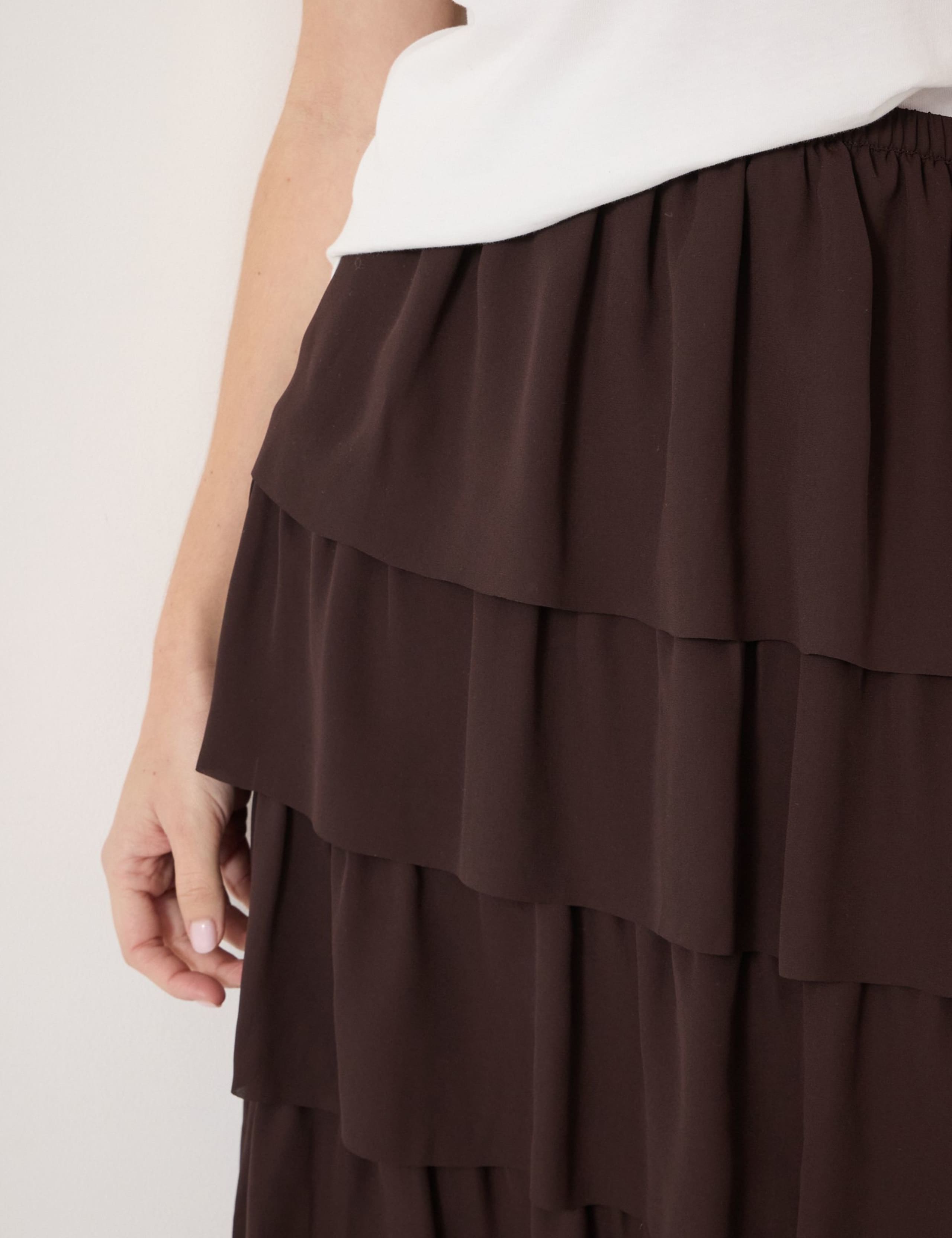 Chiffon Midi Tiered Skirt 5 of 5