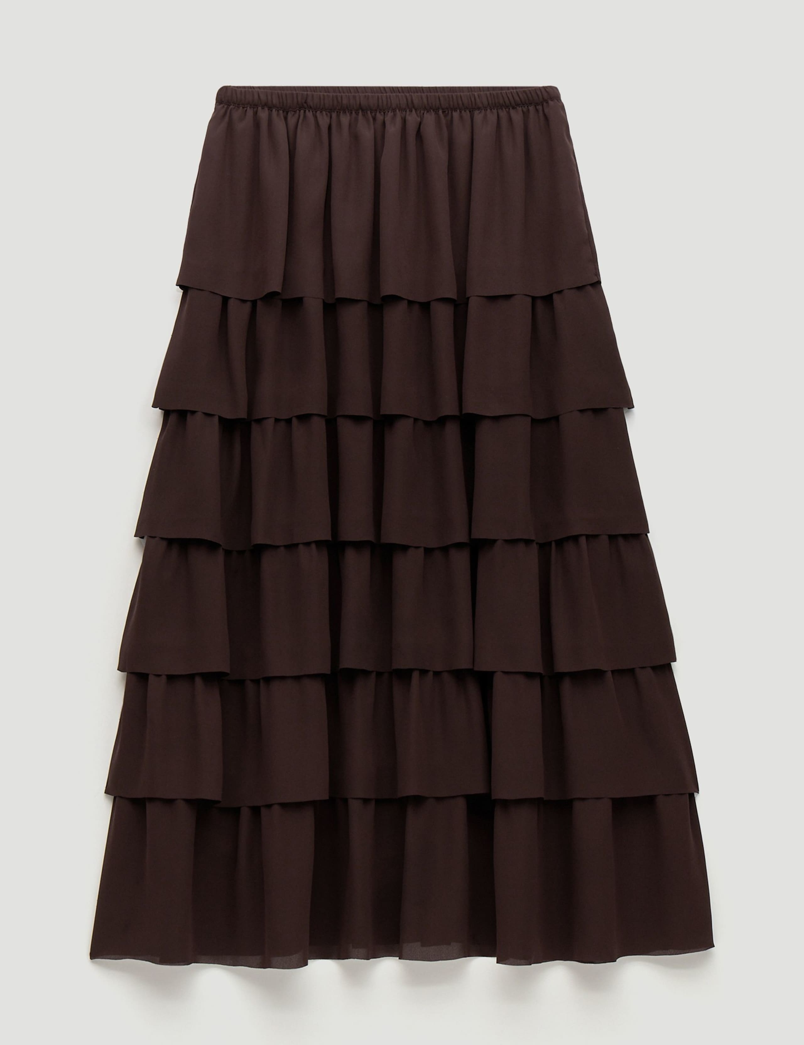 Chiffon Midi Tiered Skirt 2 of 5