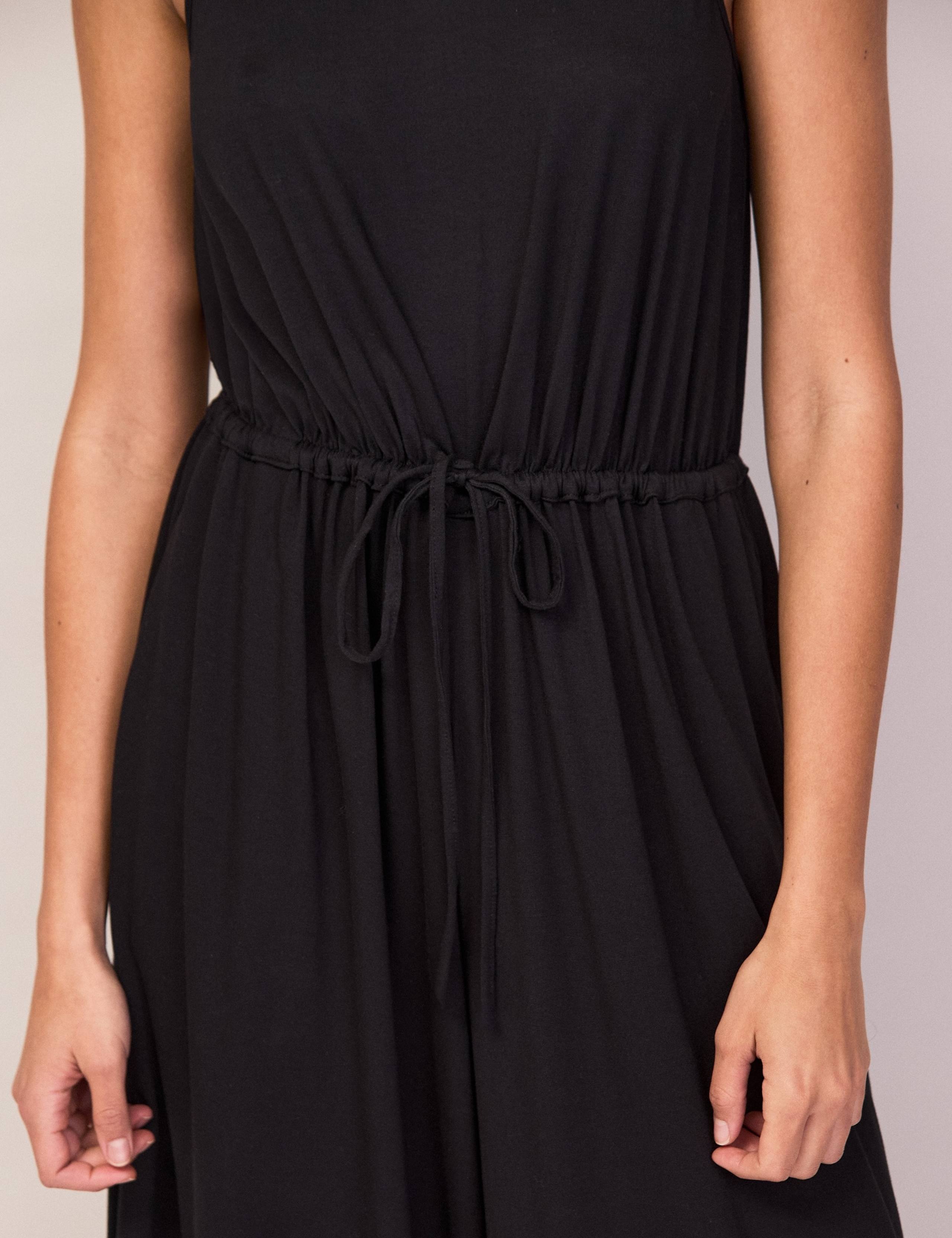 Jersey Drawstring Wide Leg Jumpsuit 4 of 6