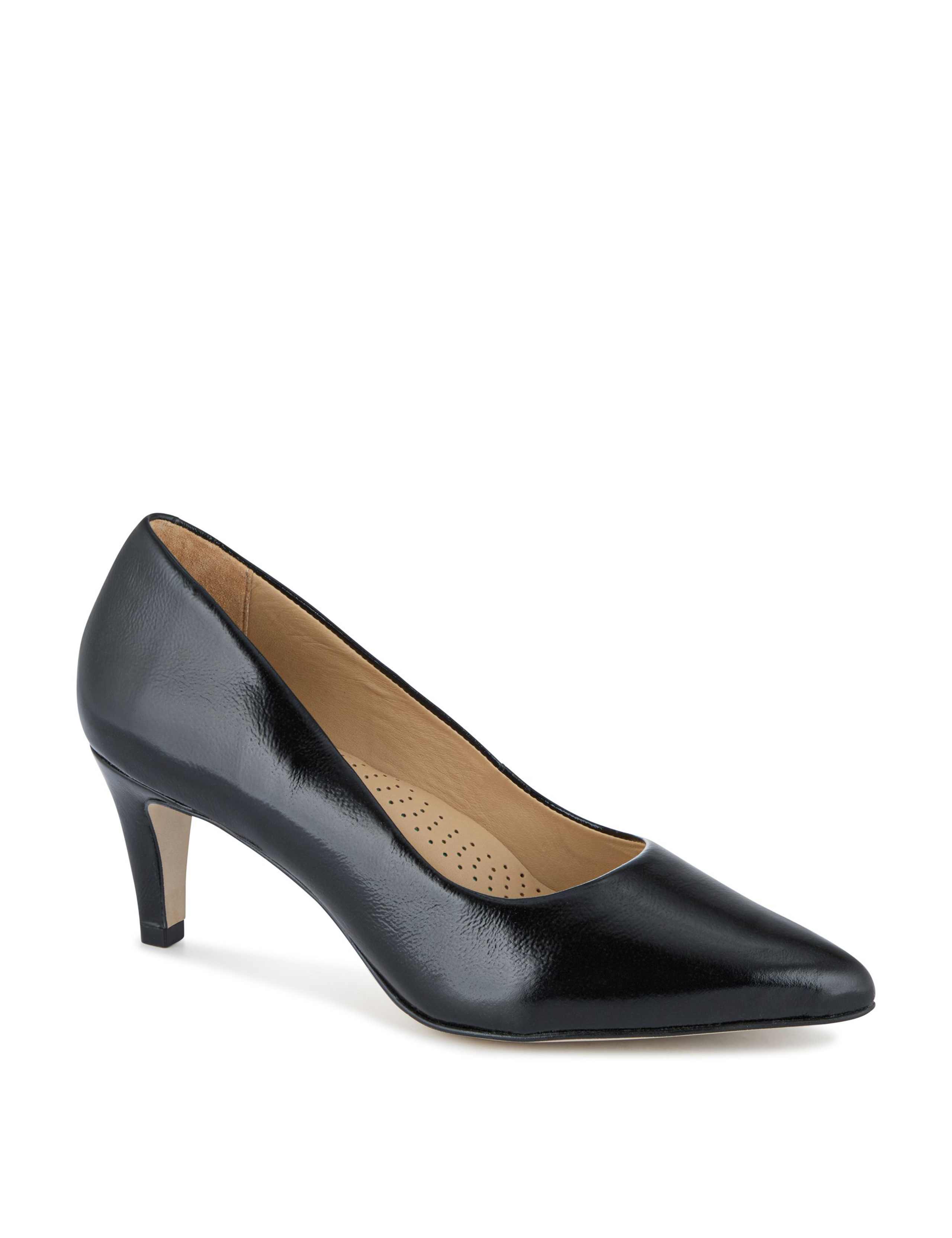Leather Stiletto Heel Pointed Court Shoes 2 of 6