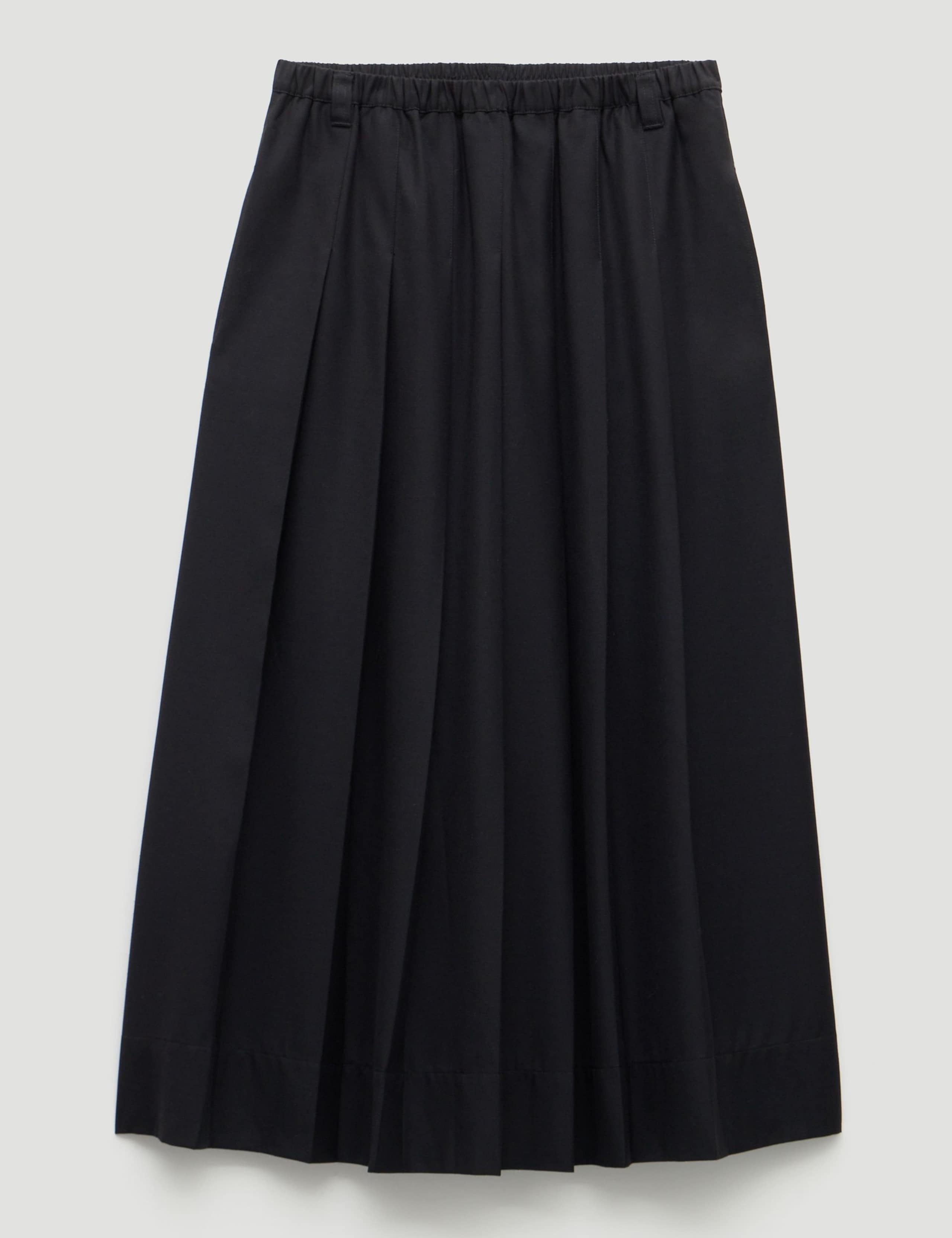 Pleated Midi Skirt with Wool 2 of 5