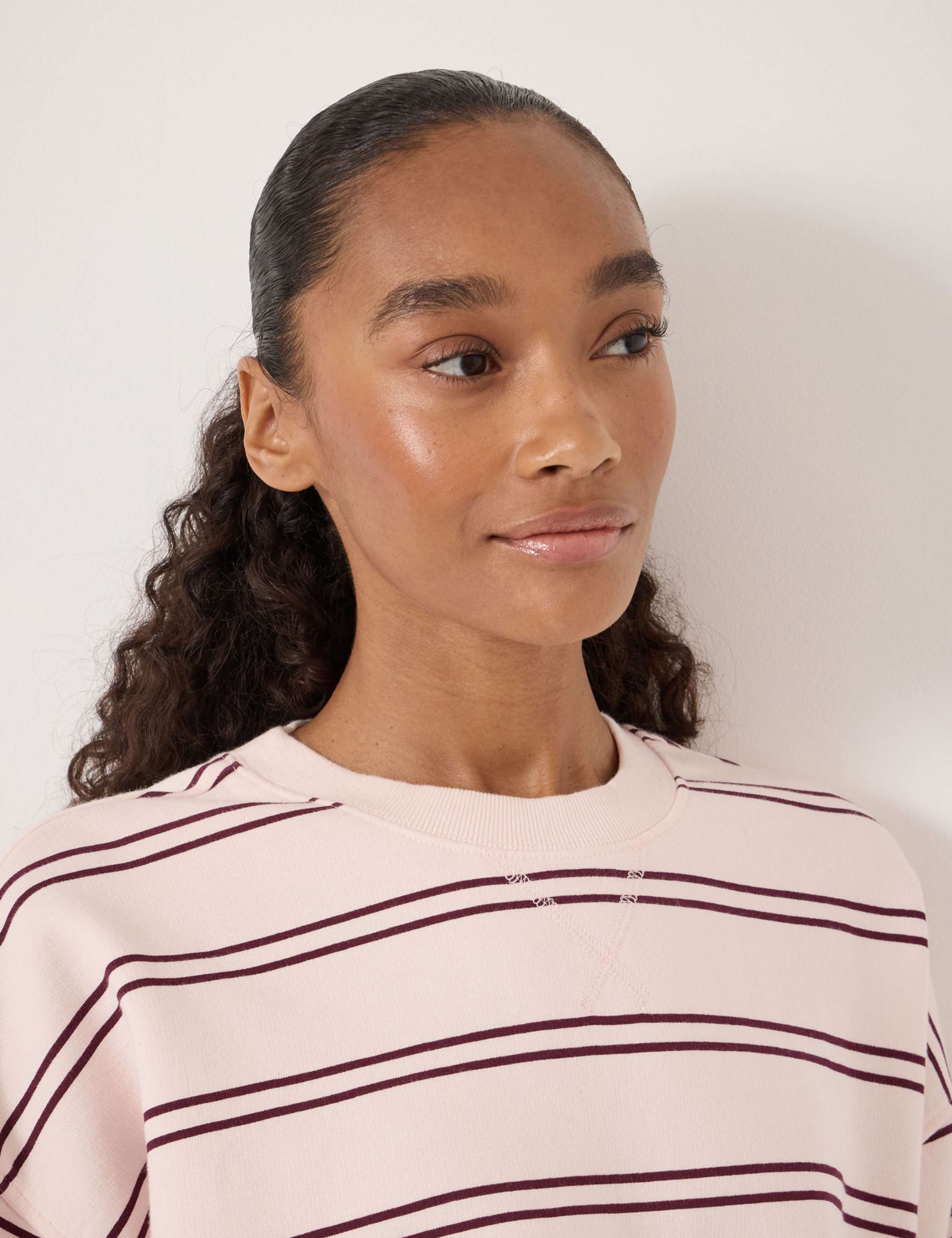 Pure Cotton Striped Sweatshirt 5 of 5