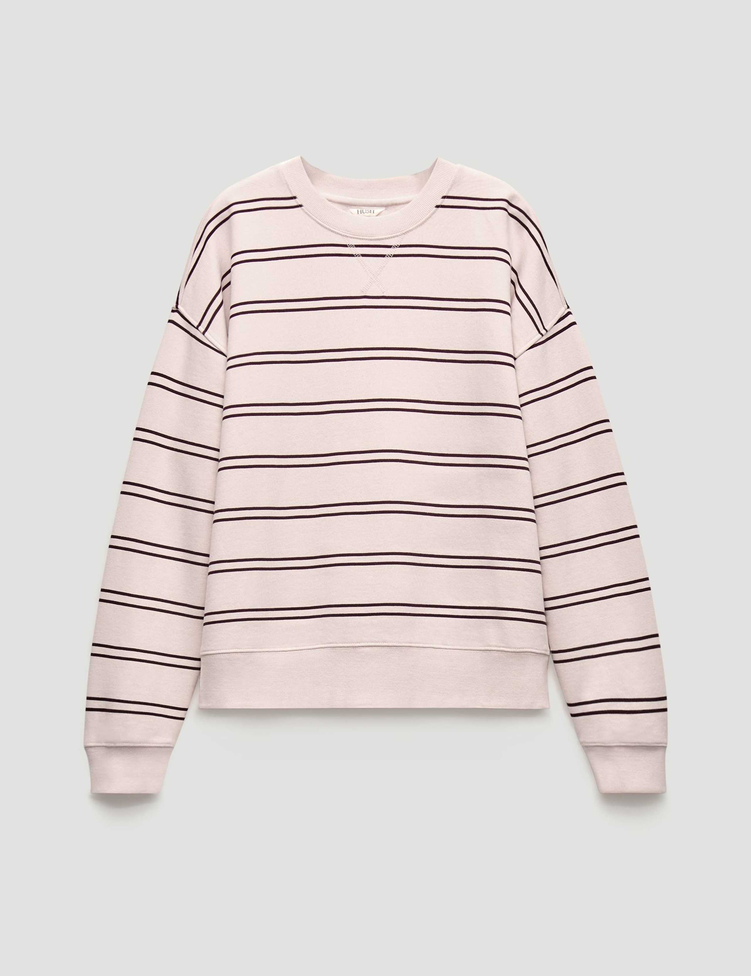 Pure Cotton Striped Sweatshirt 2 of 5