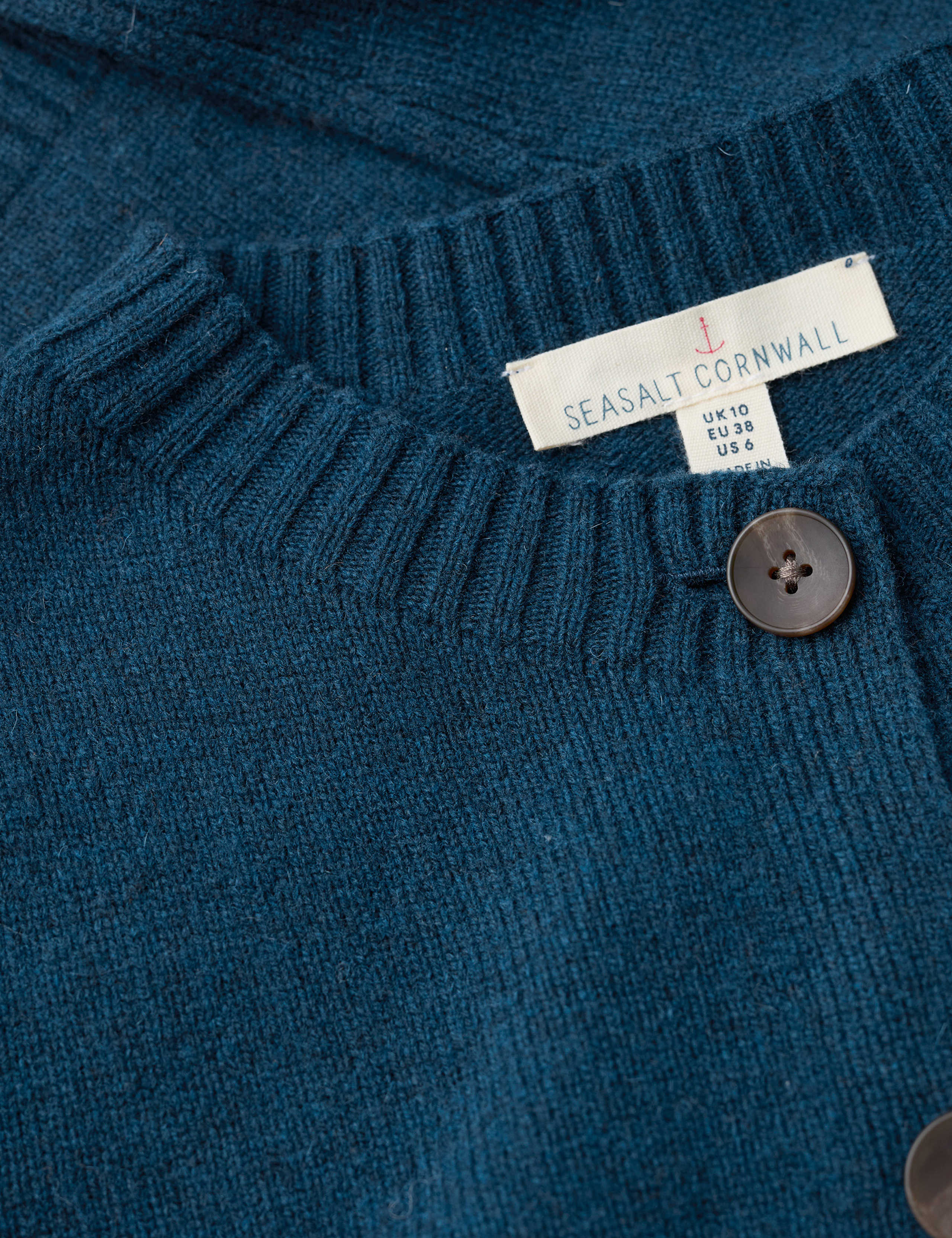 Merino Wool Rich Button Front Cardigan 3 of 3