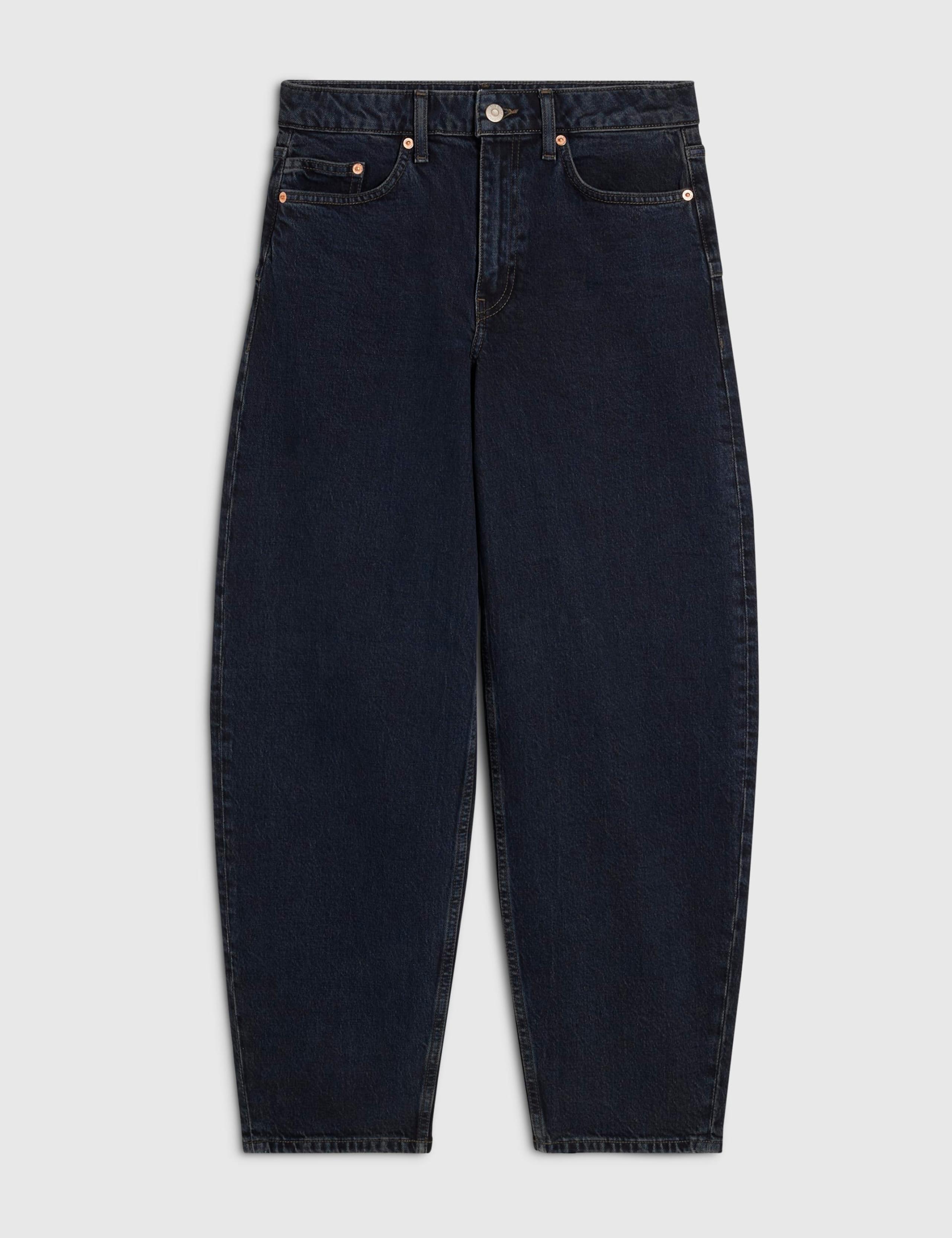 Mid Rise Barrel Leg Jeans 3 of 6