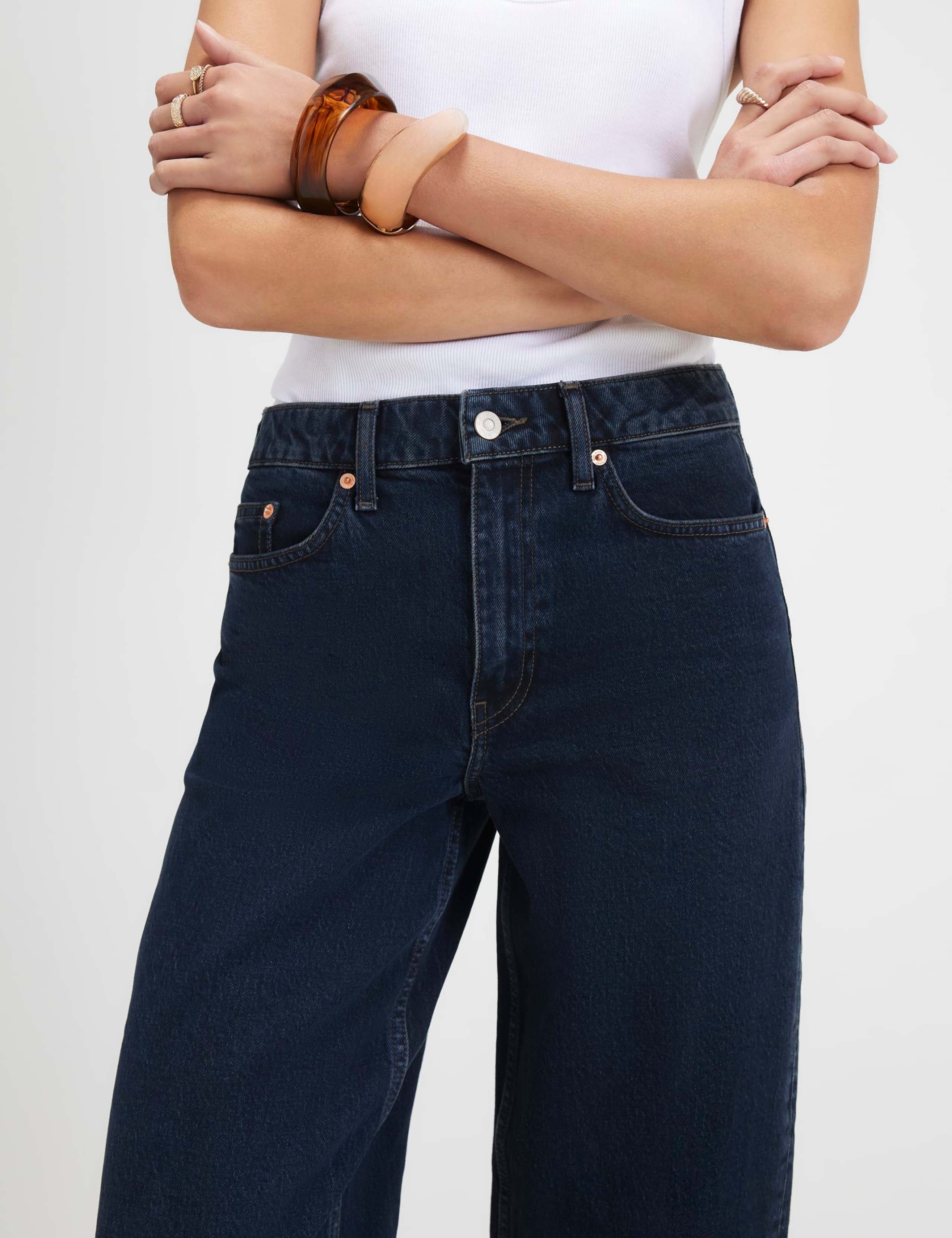 Mid Rise Barrel Leg Jeans 6 of 6