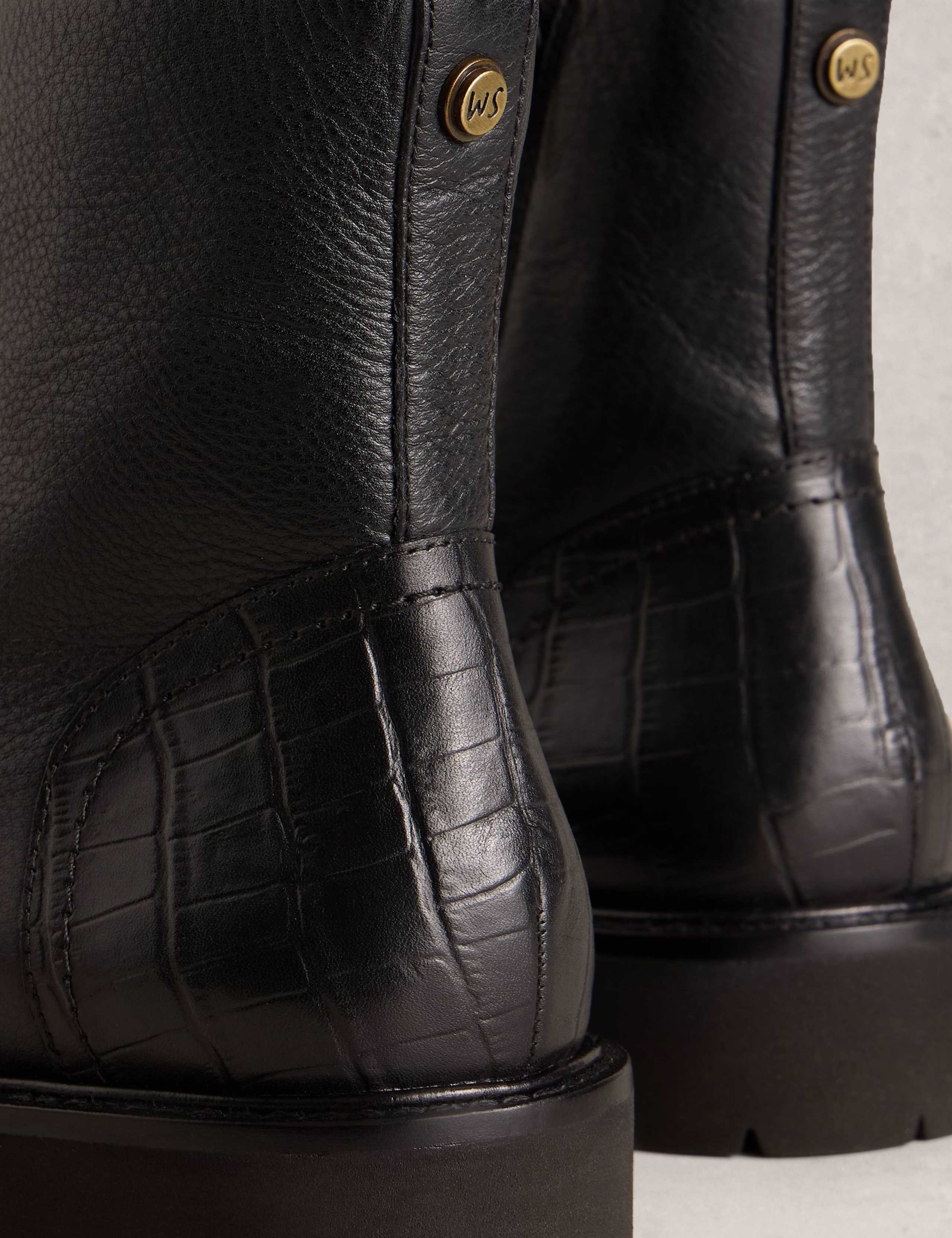 Leather Lace Up Ankle Boots 4 of 4