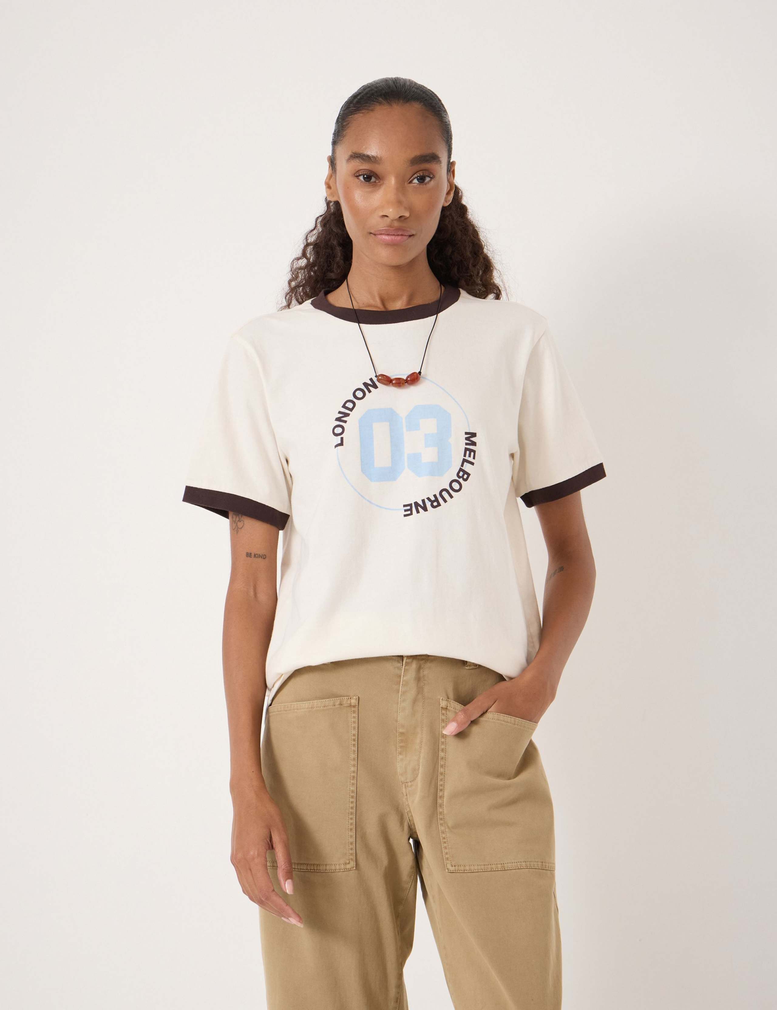 Pure Cotton London to Melbourne Graphic T-Shirt 3 of 5