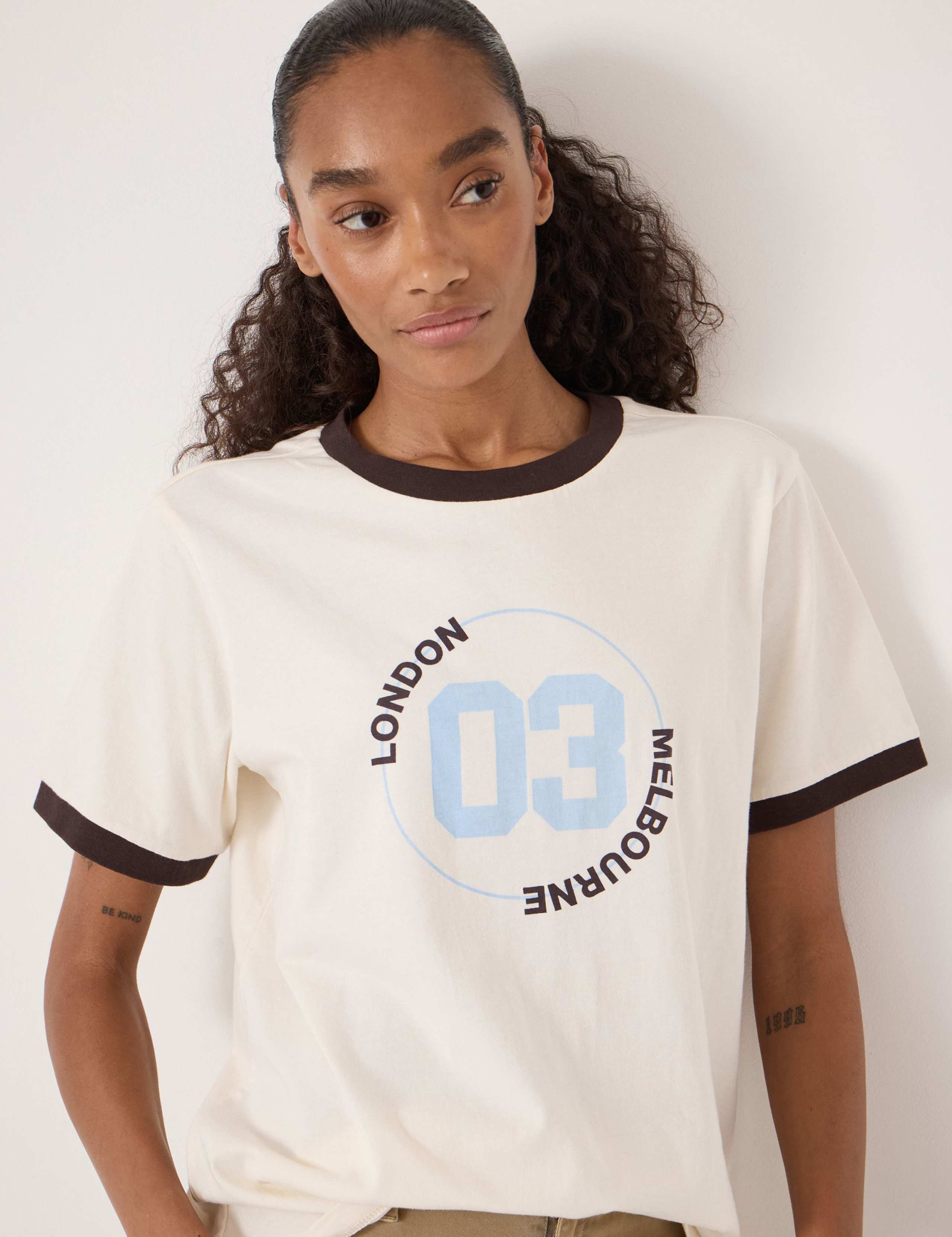 Pure Cotton London to Melbourne Graphic T-Shirt 5 of 5