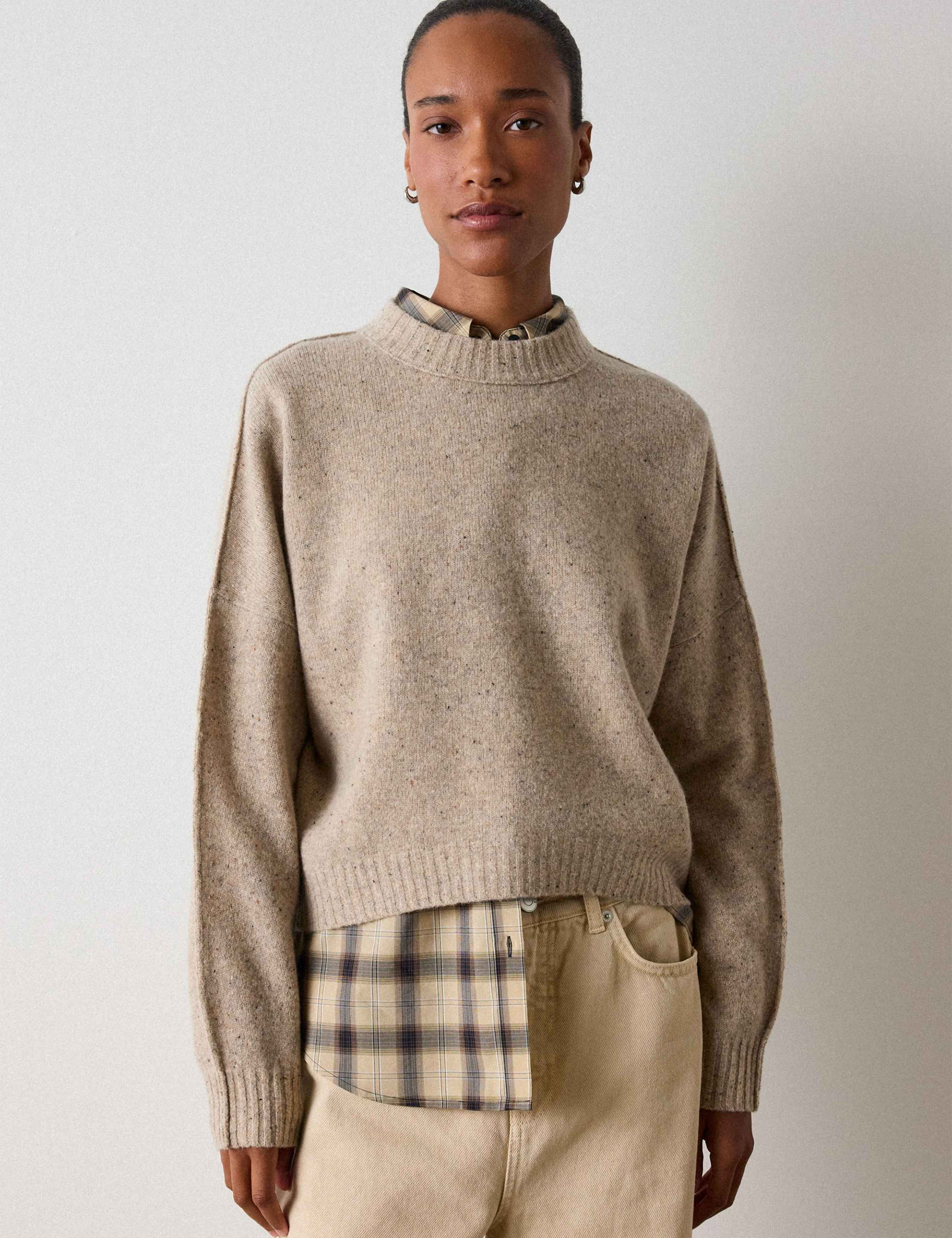 Pure Wool Textured Knitted Top 3 of 6