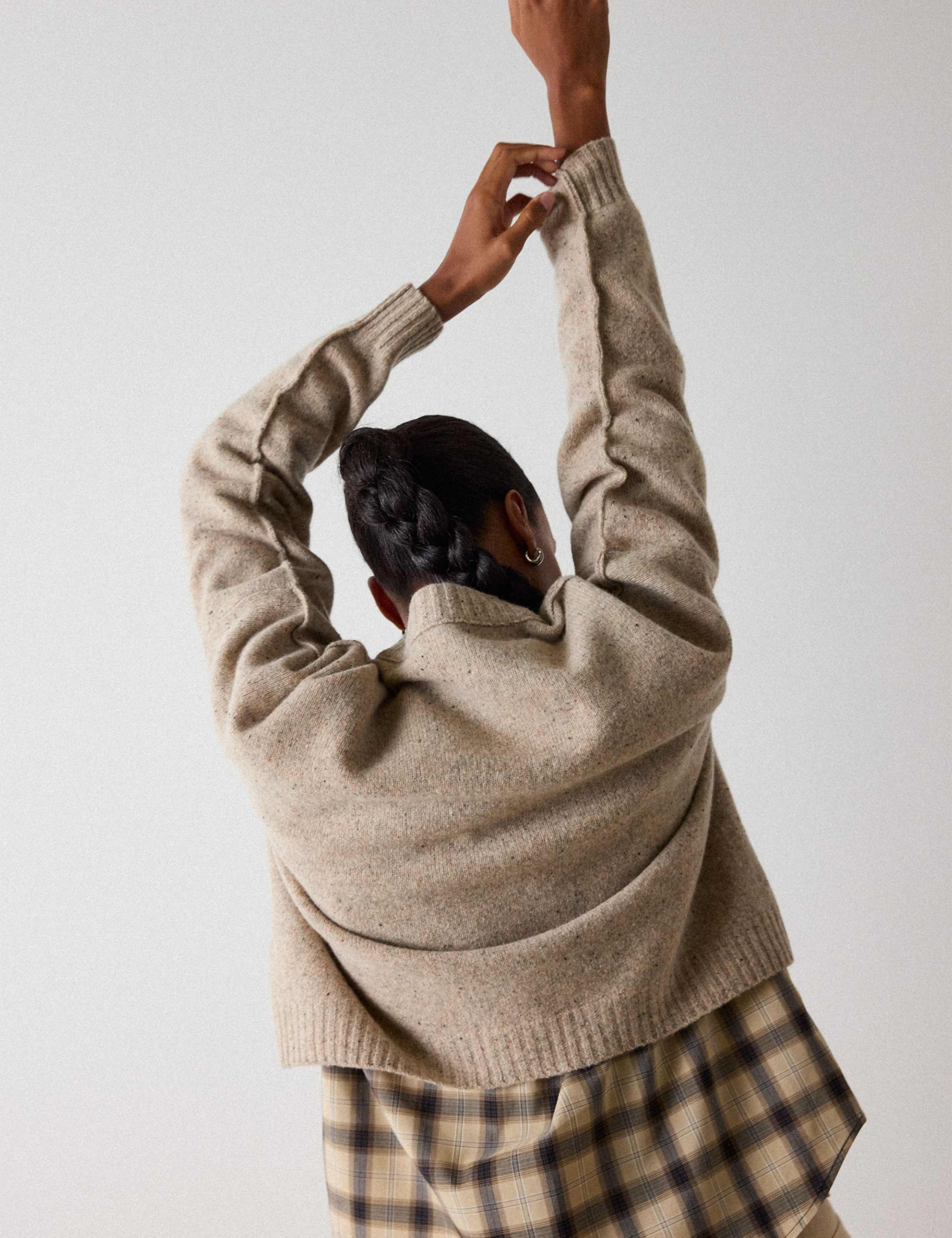 Pure Wool Textured Knitted Top 6 of 6