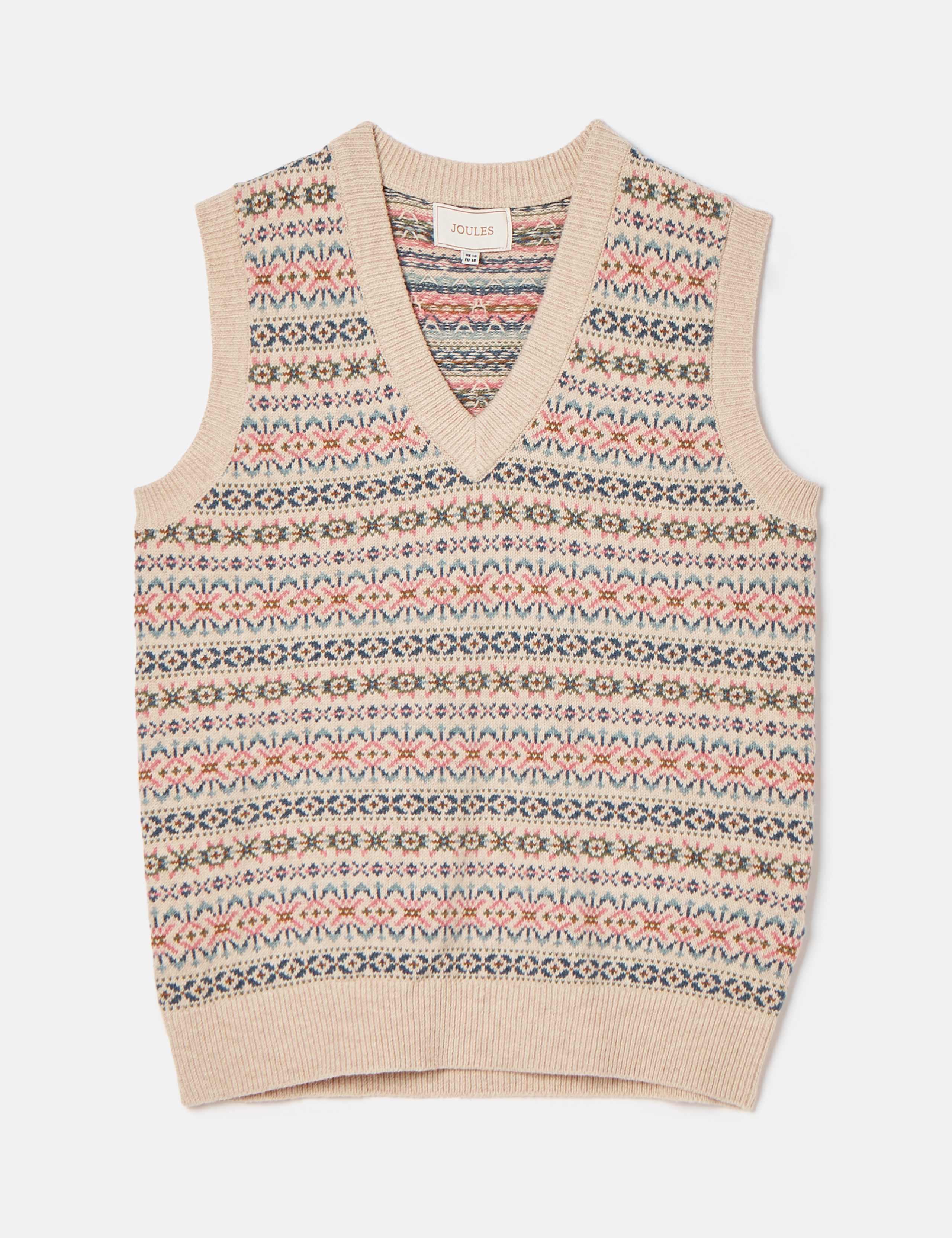 V-Neck Wool-Blend Knitted Vest