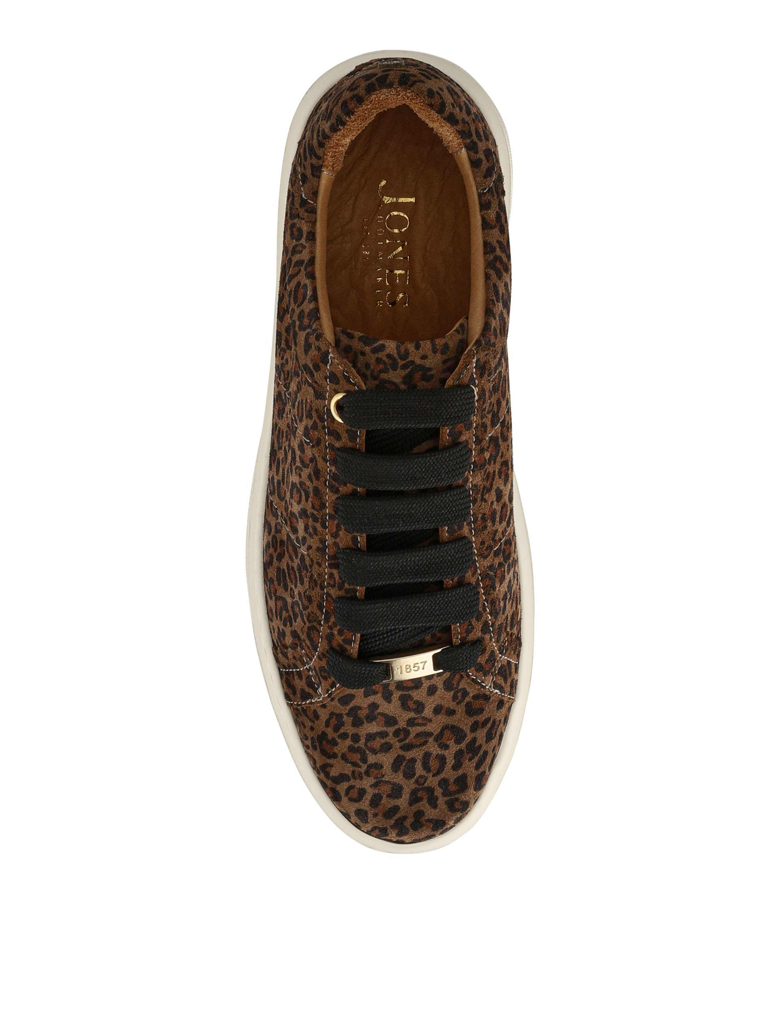 Leather Leopard Print Trainers 4 of 7