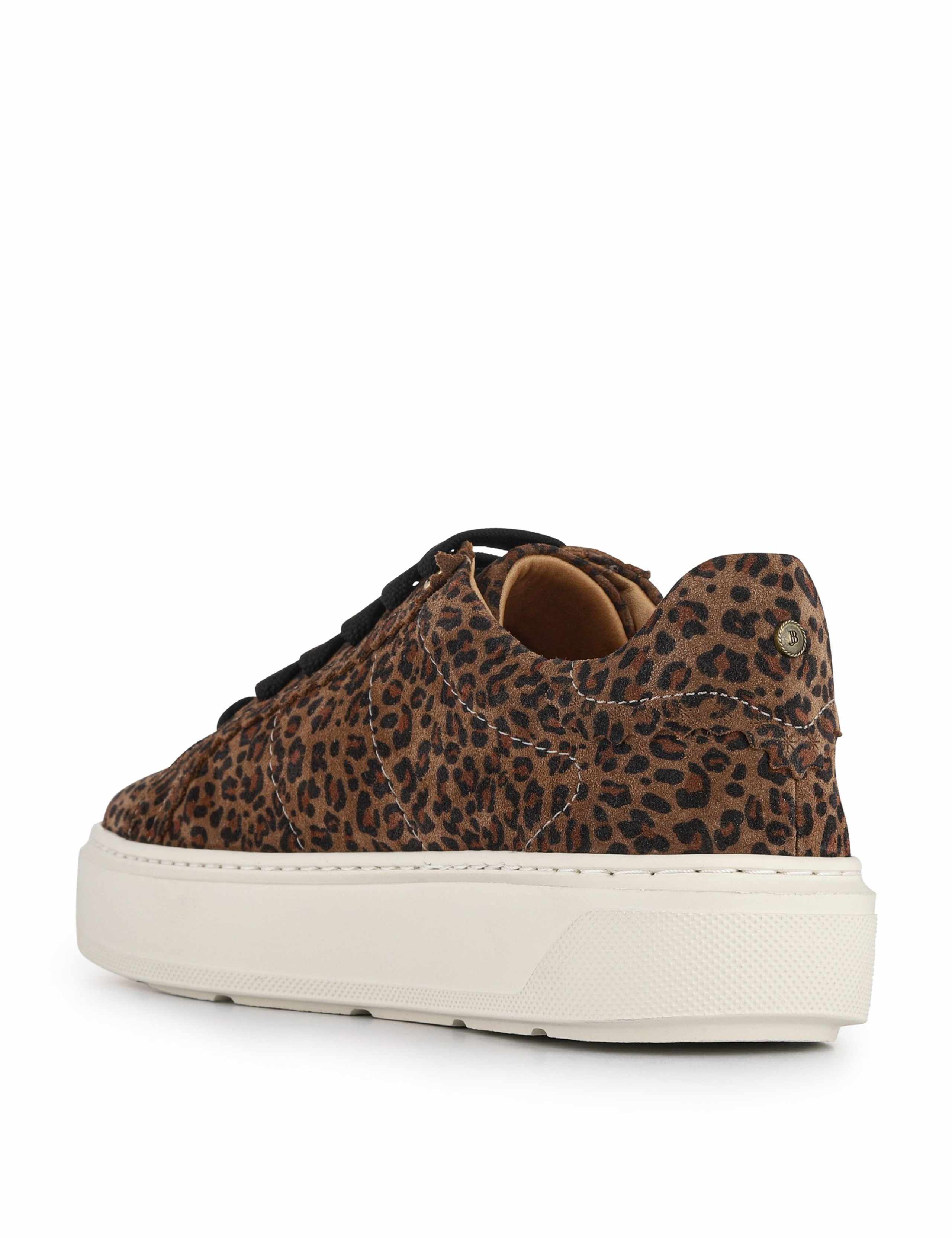 Leather Leopard Print Trainers 6 of 7