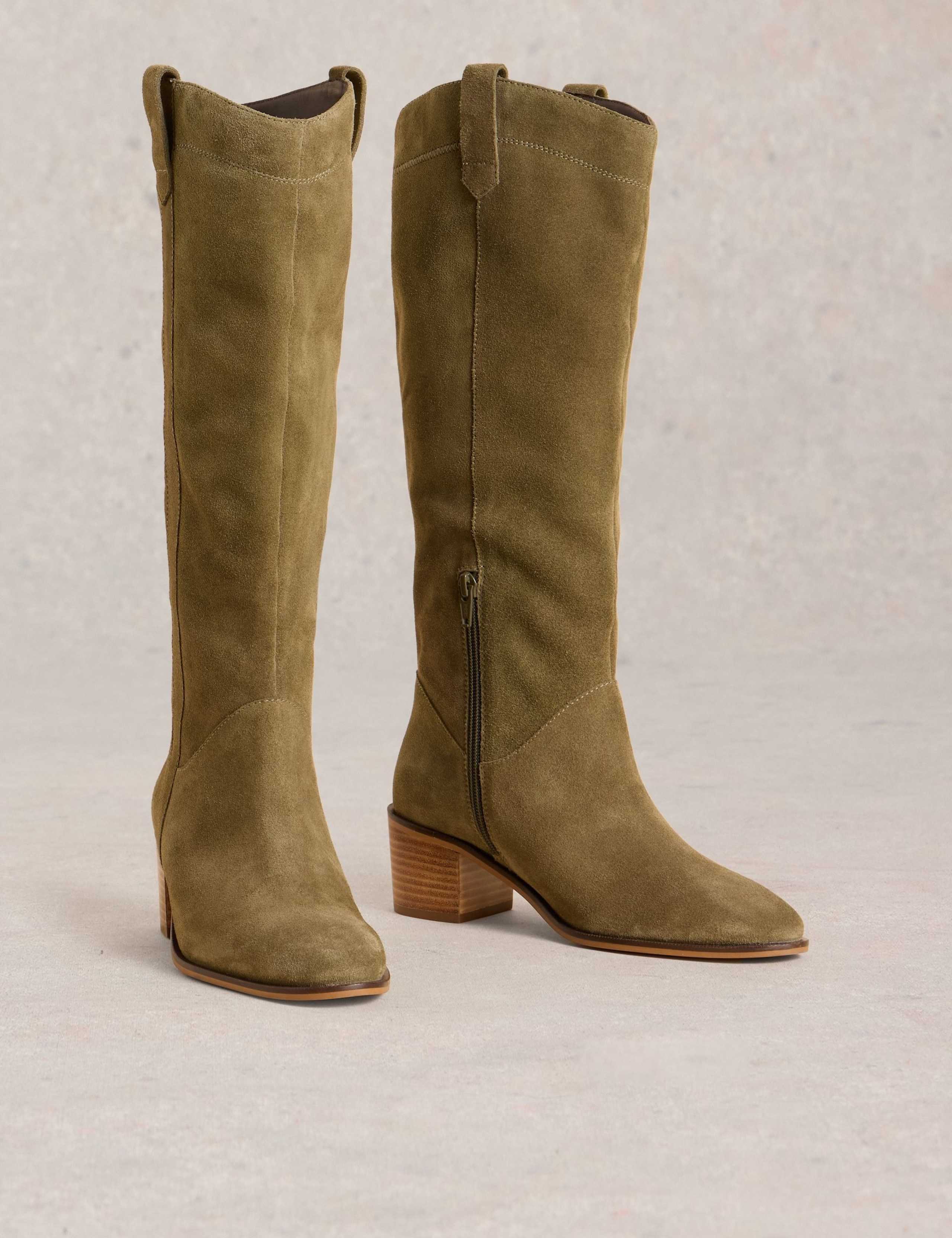 Block Heel Knee High Boots 3 of 4