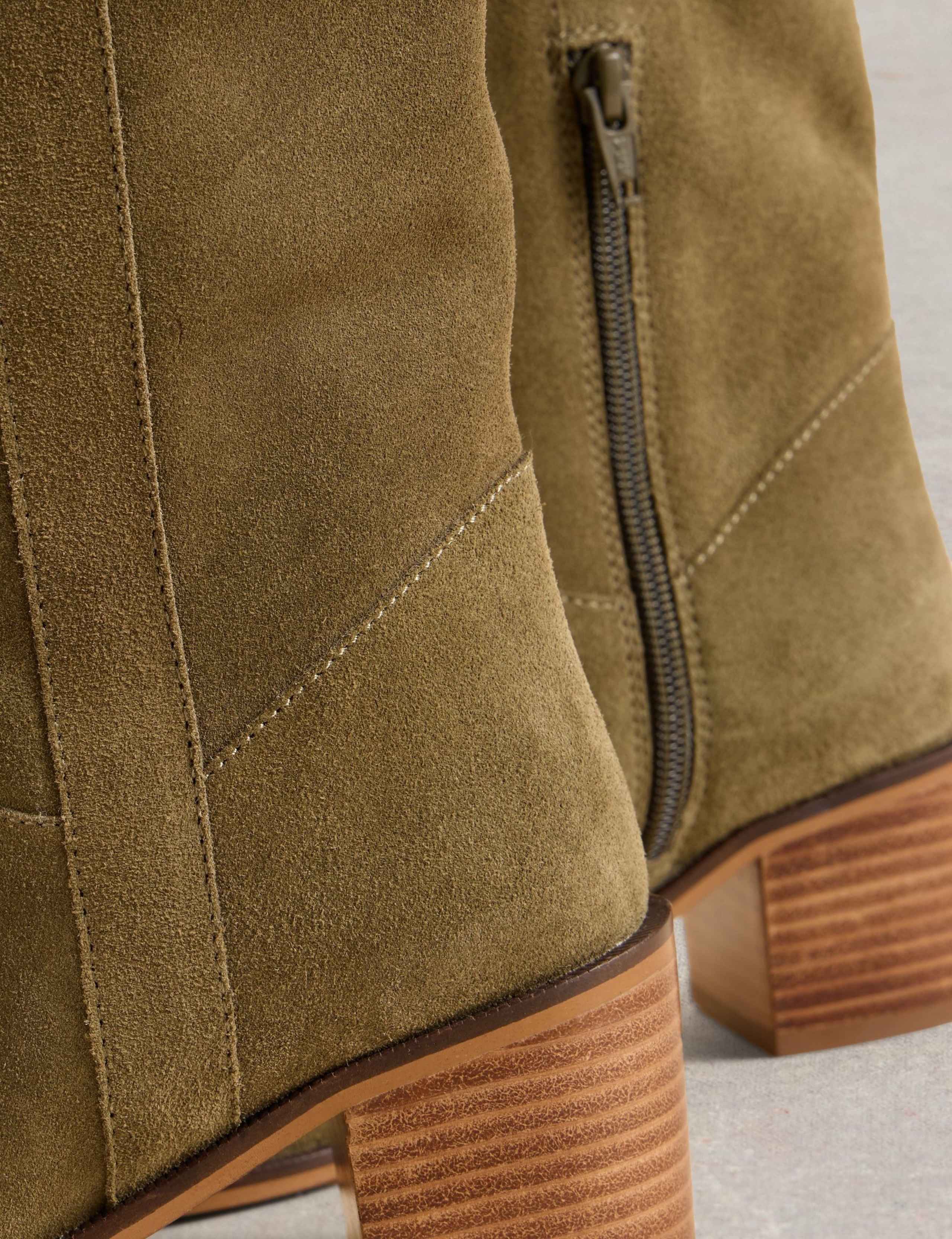 Block Heel Knee High Boots 4 of 4