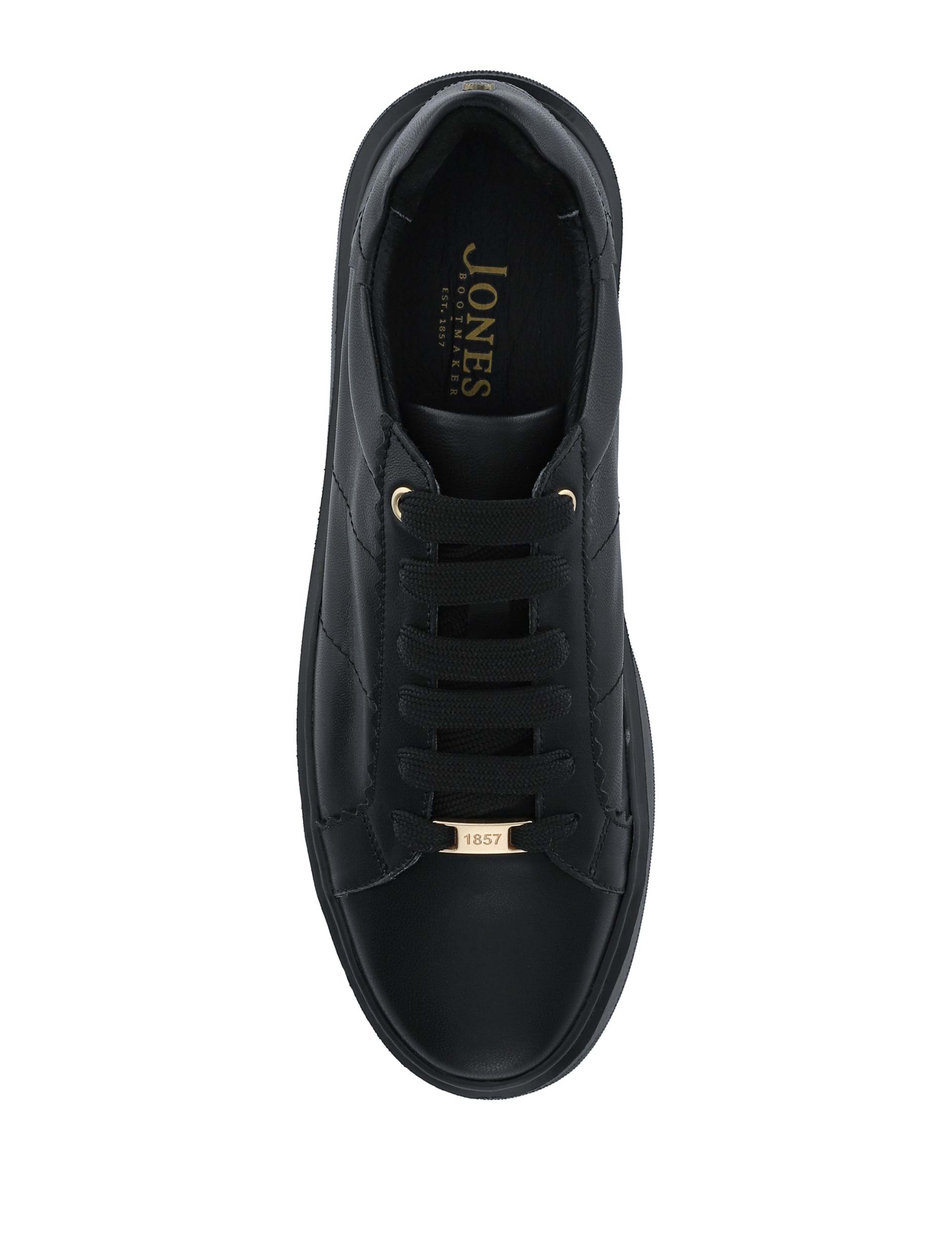 Leather Lace Up Platform Trainers 3 of 6
