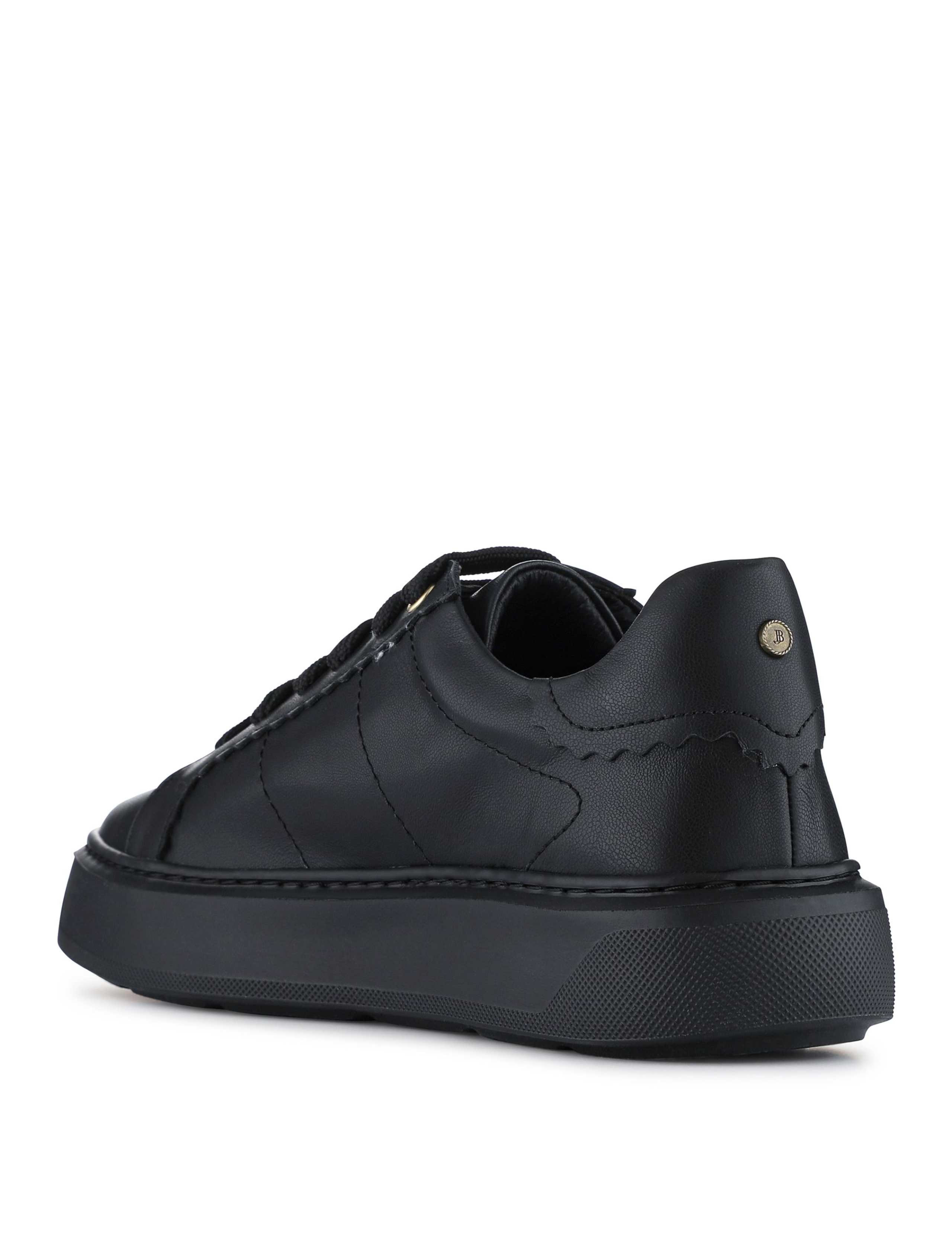 Leather Lace Up Platform Trainers 5 of 6