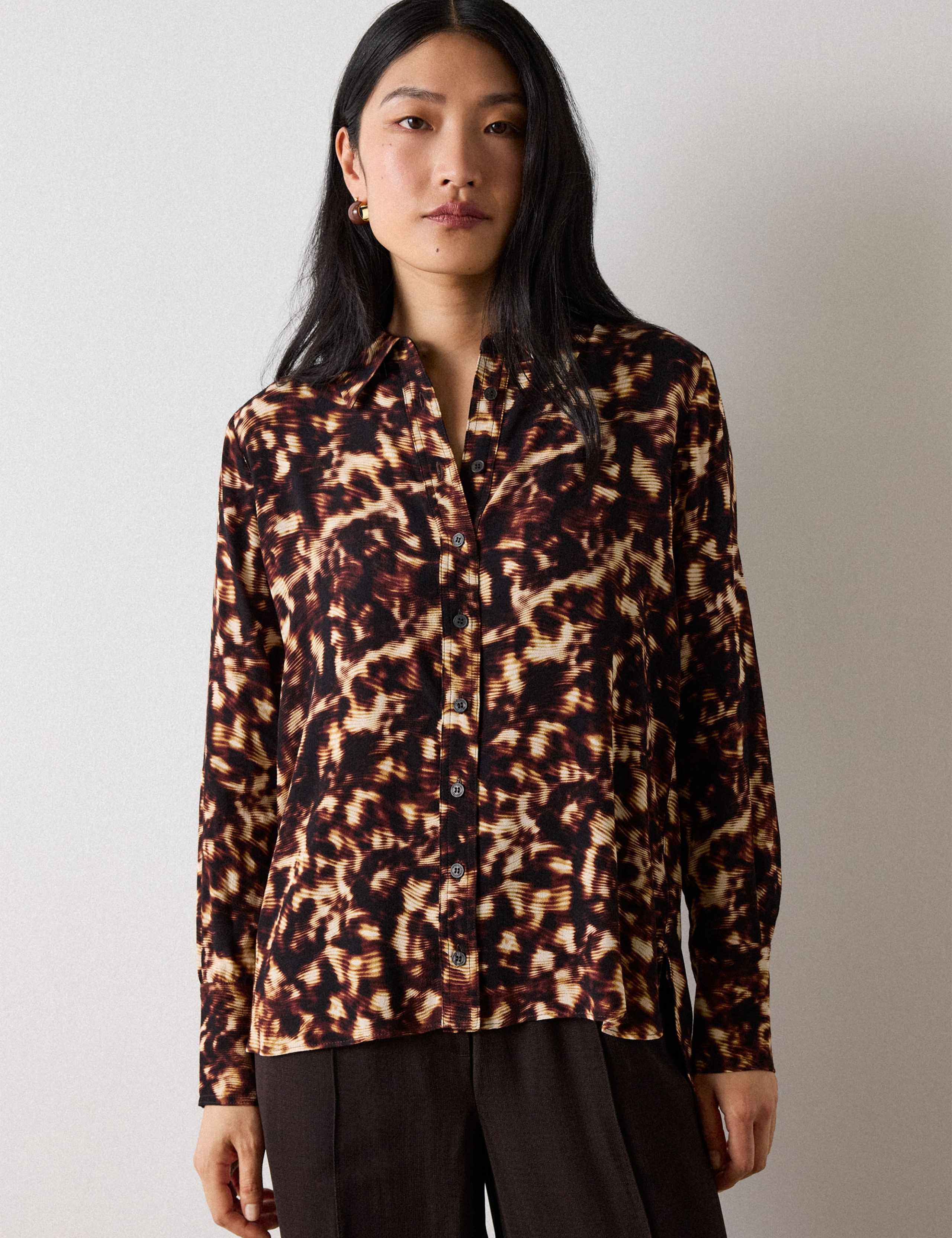 Animal Print Collared Shirt 4 of 5