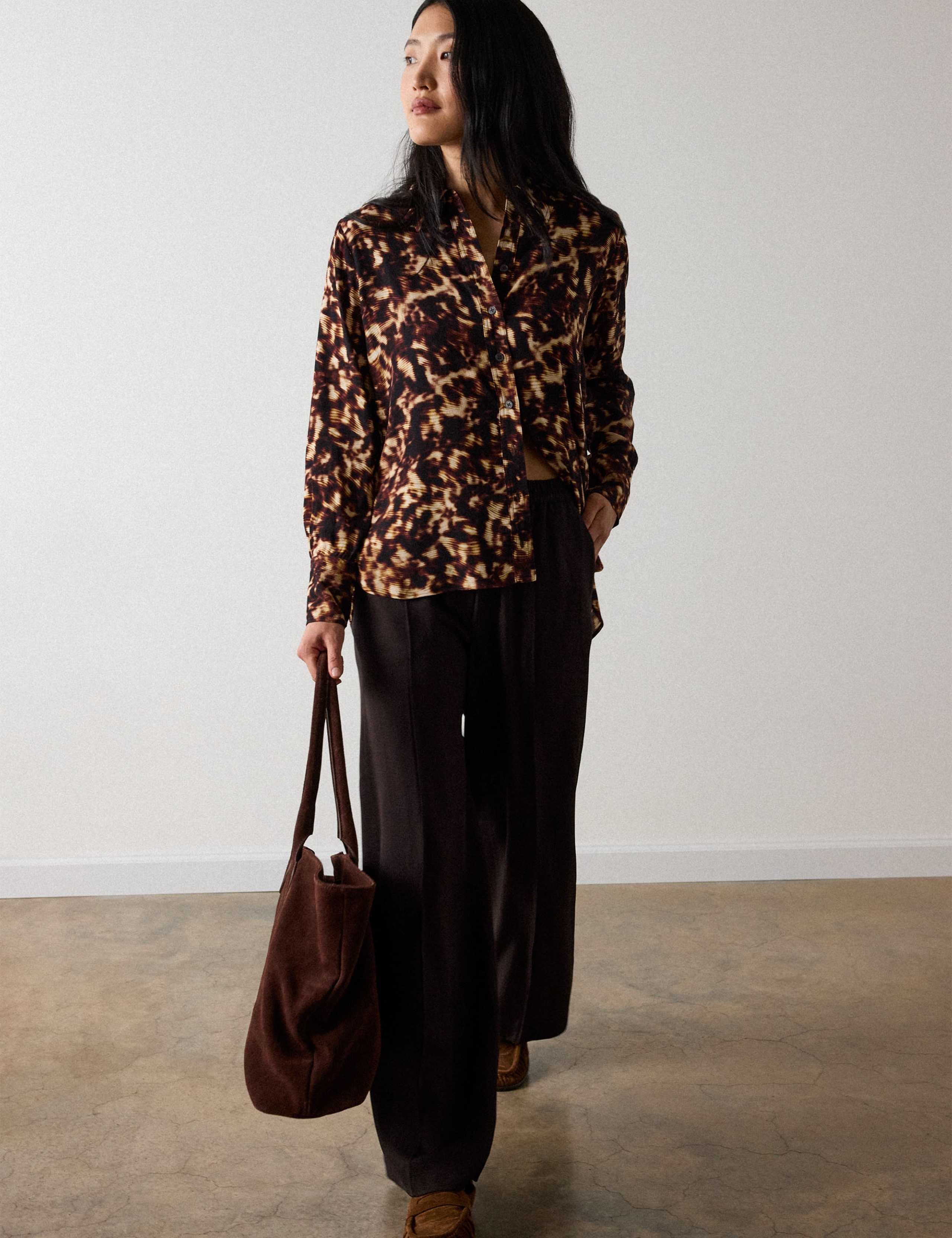 Animal Print Collared Shirt 5 of 5