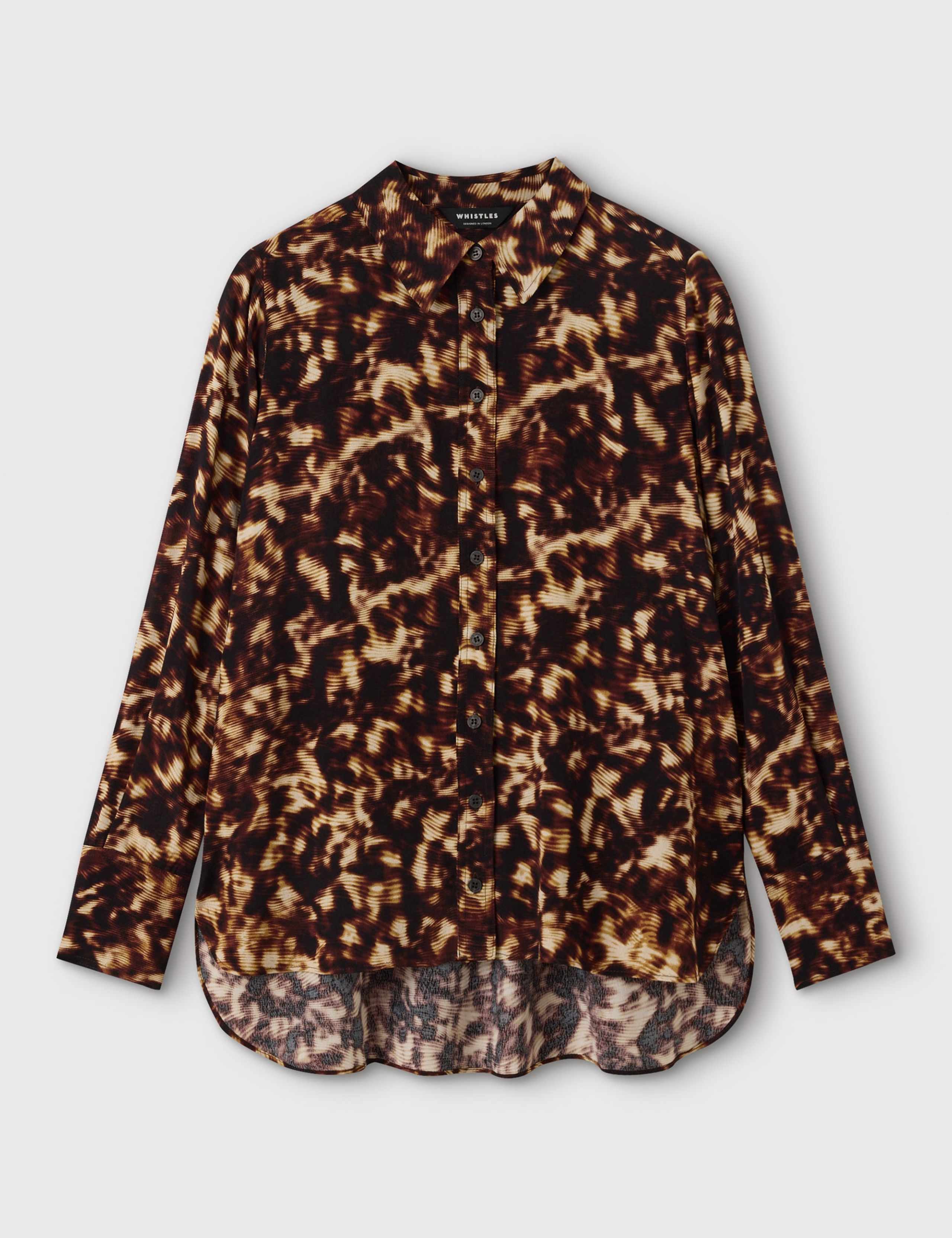 Animal Print Collared Shirt 2 of 5