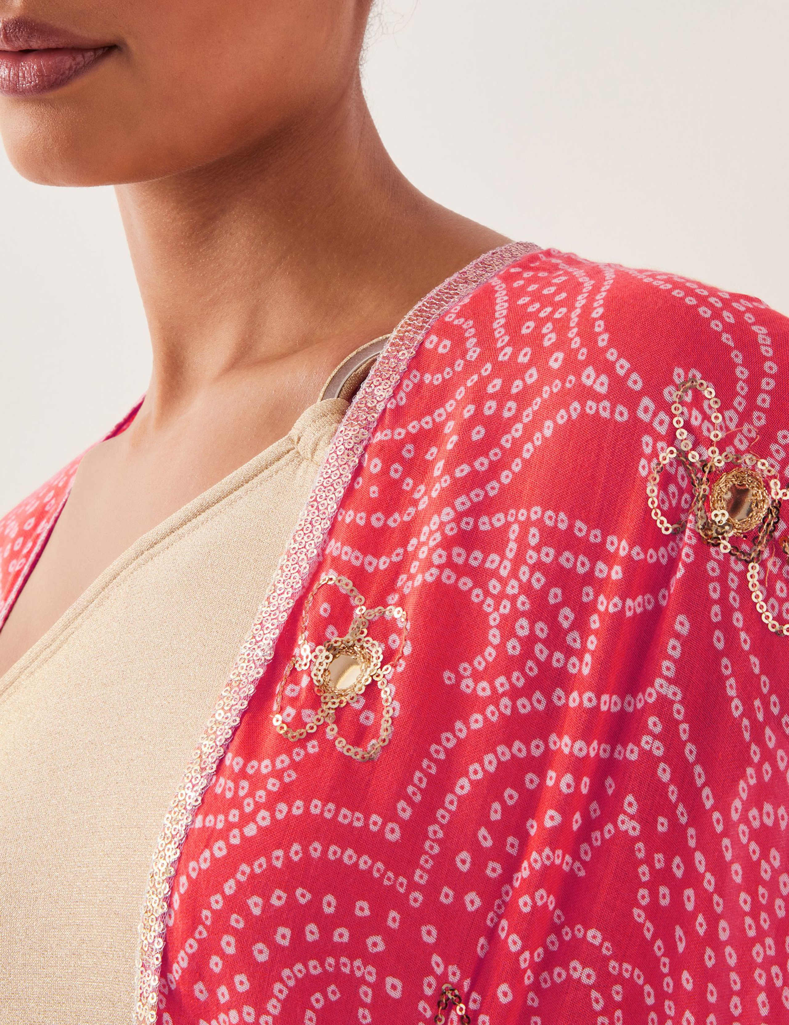 Printed Sequin Kaftan 4 of 4