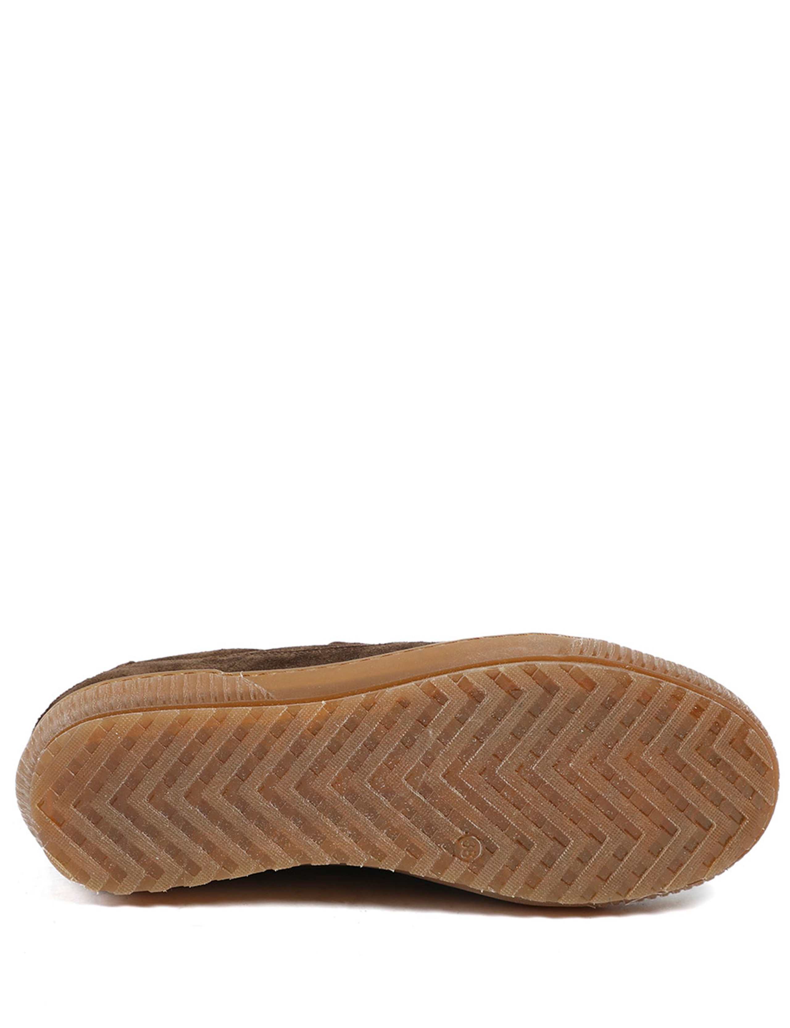 Wide Fit Leather Metallic Side Zip Trainers 6 of 6