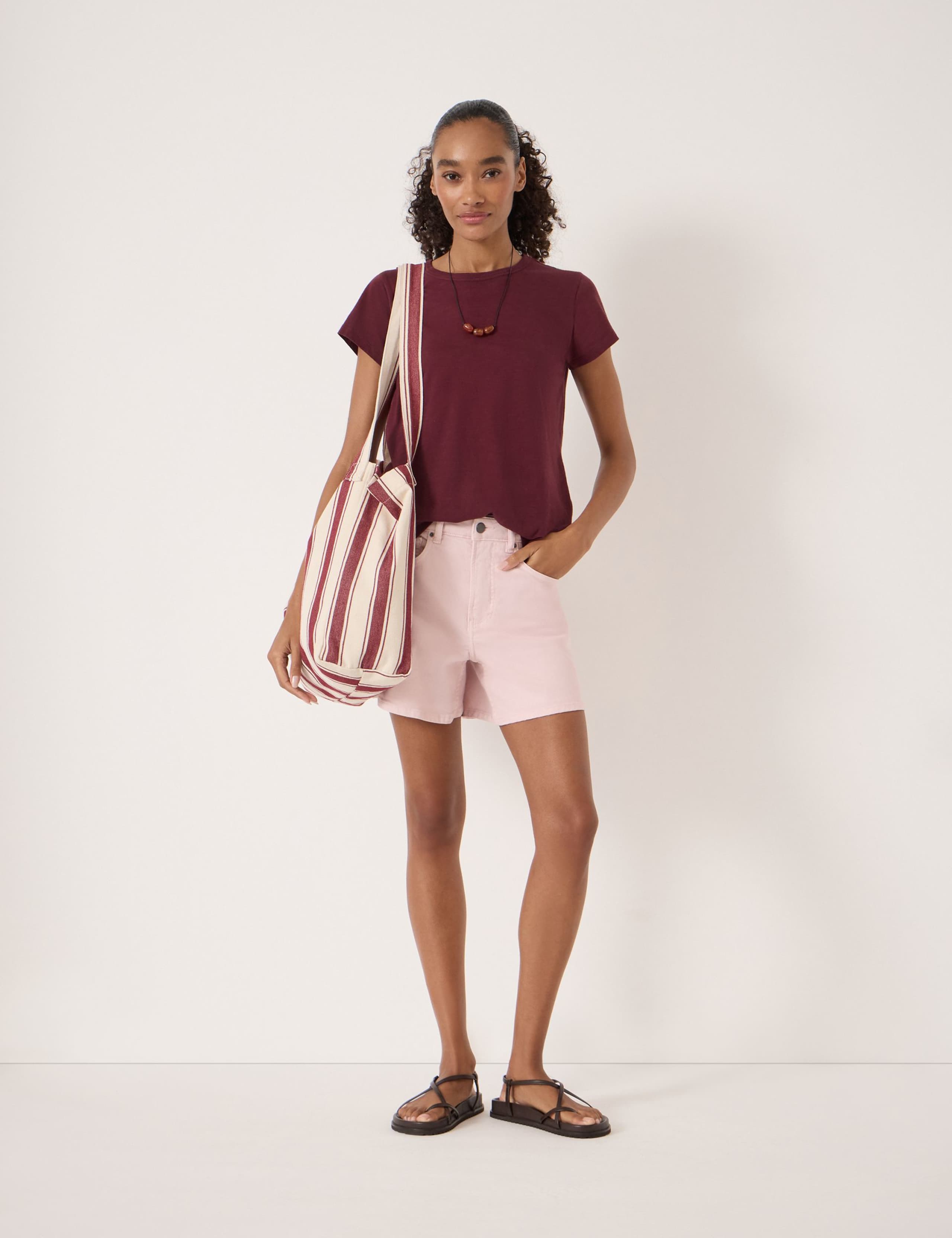 Pure Cotton Crew Neck T-Shirt 3 of 5