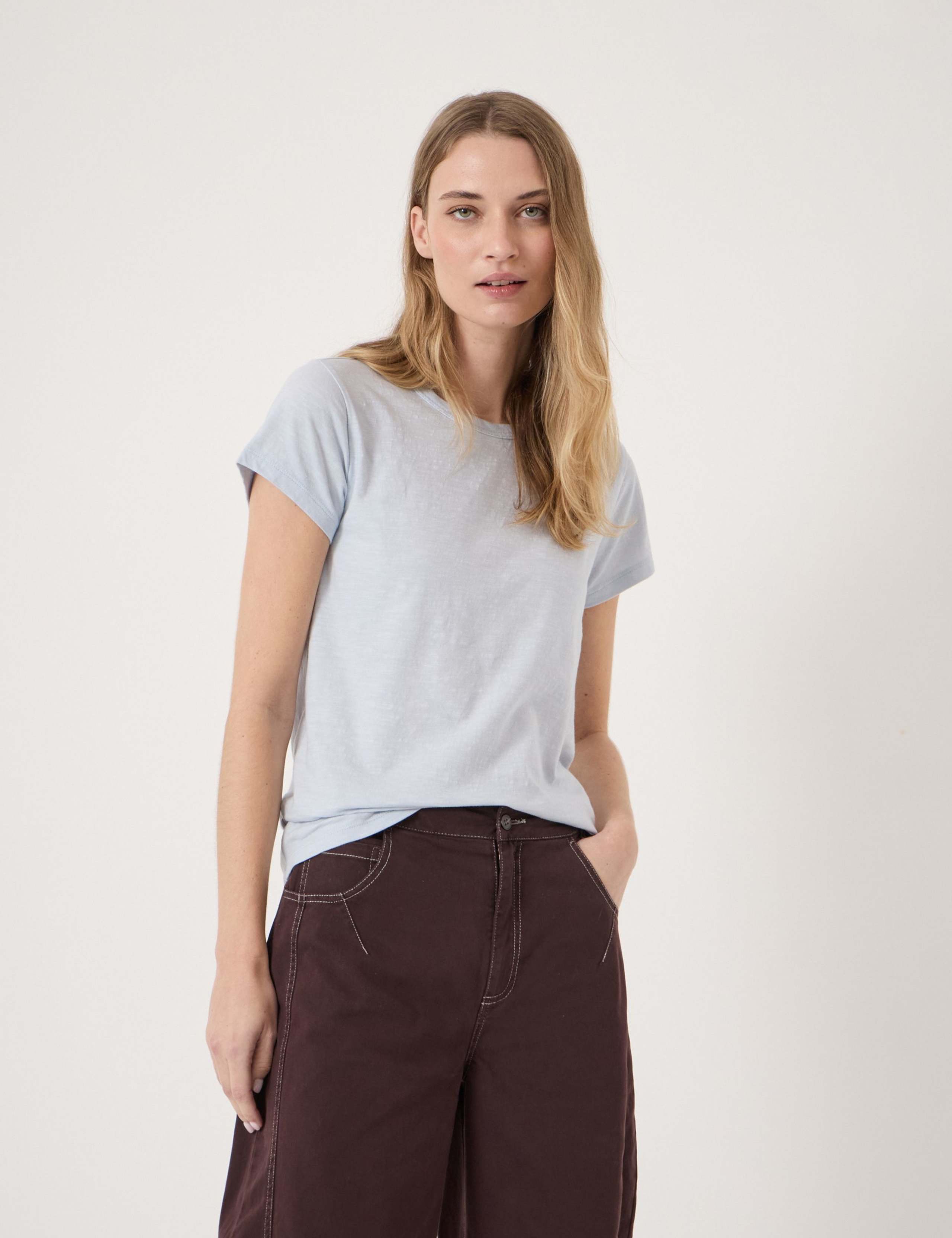 Pure Cotton Crew Neck T-Shirt 3 of 5