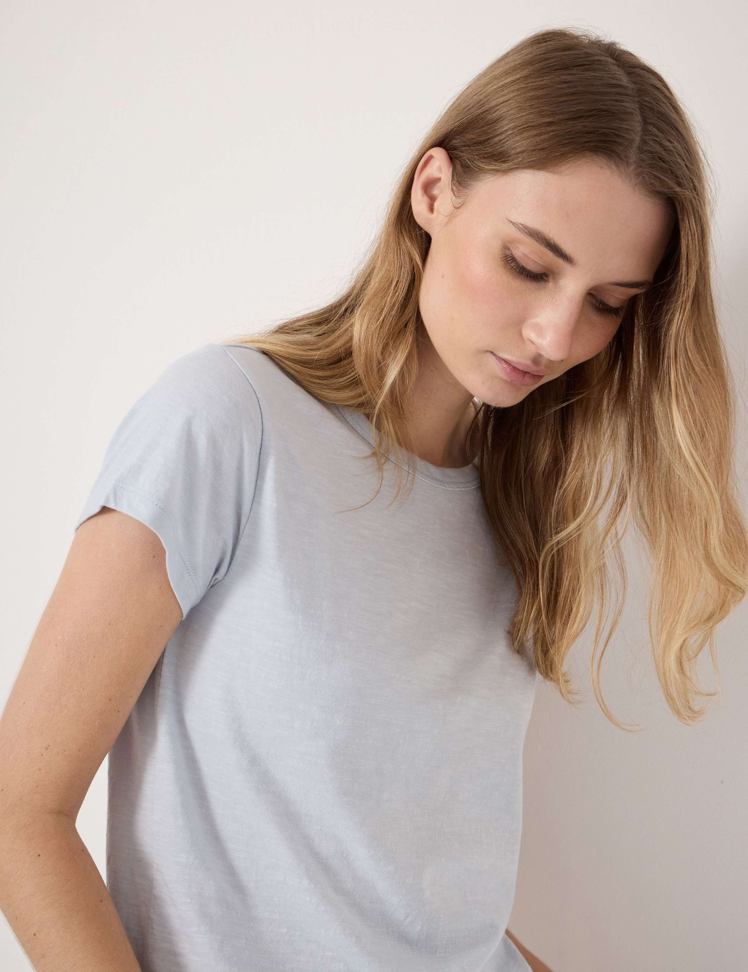 Pure Cotton Crew Neck T-Shirt 5 of 5