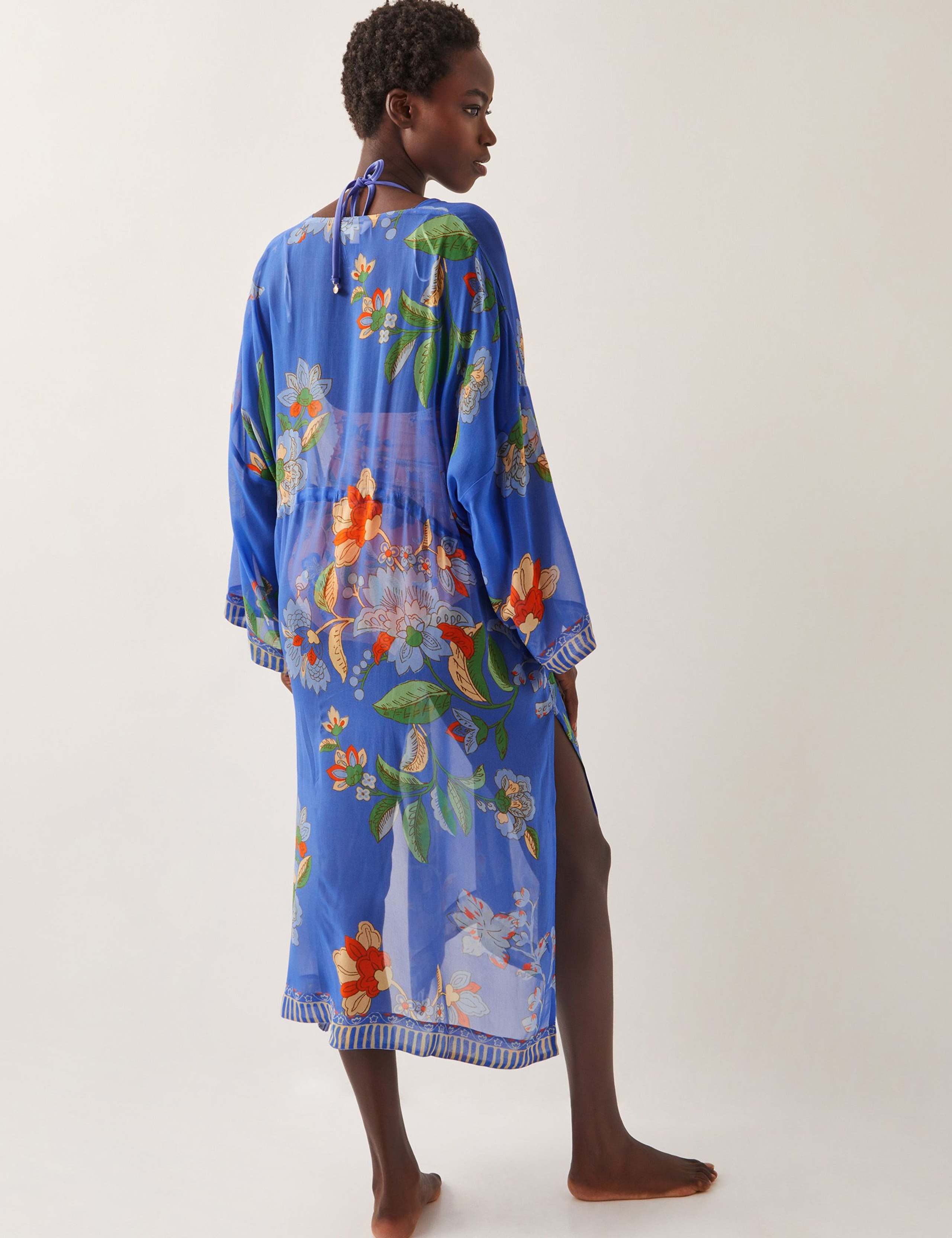 Floral Kaftan Beach Dress 4 of 4