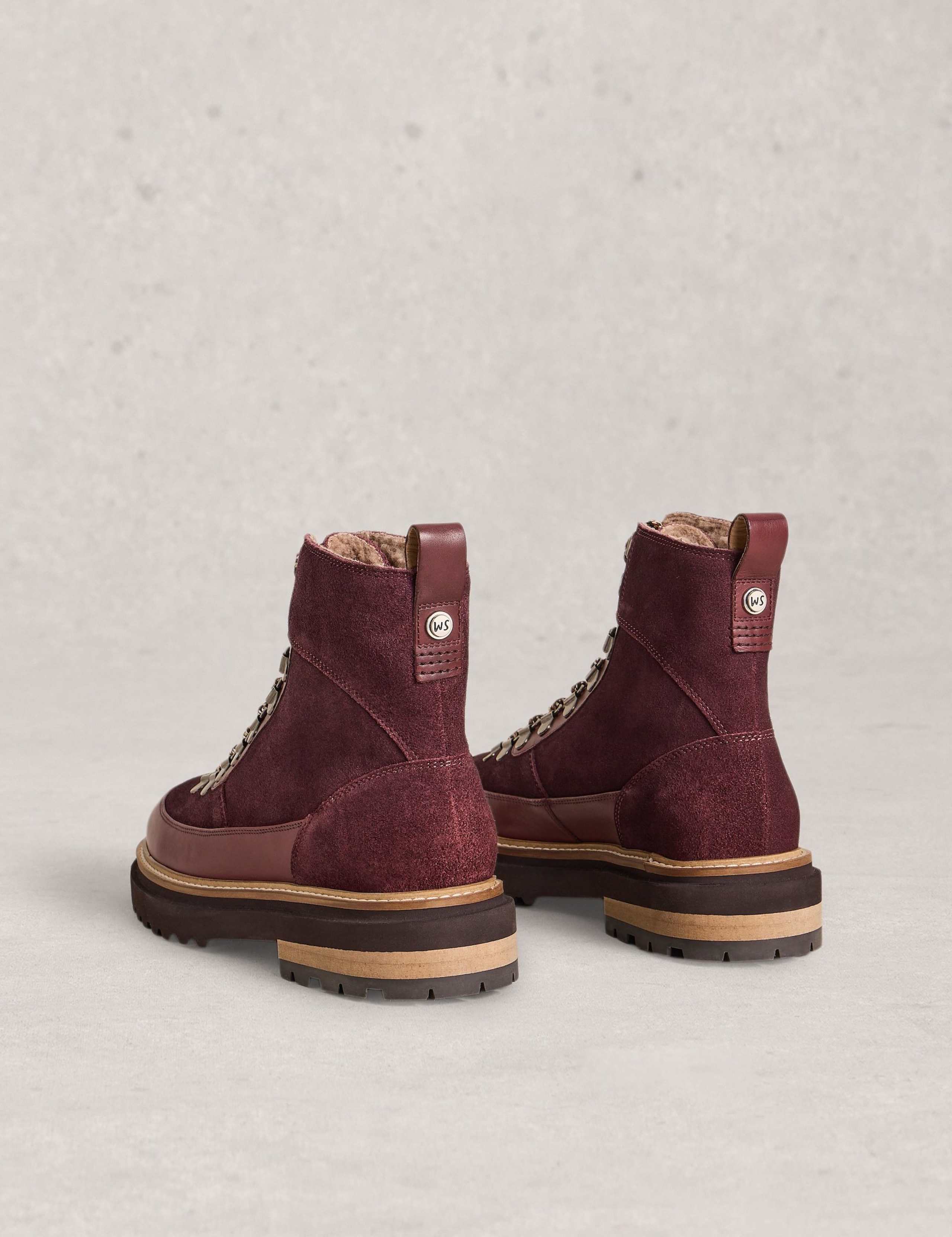 Suede Hiker Ankle Boots 3 of 4