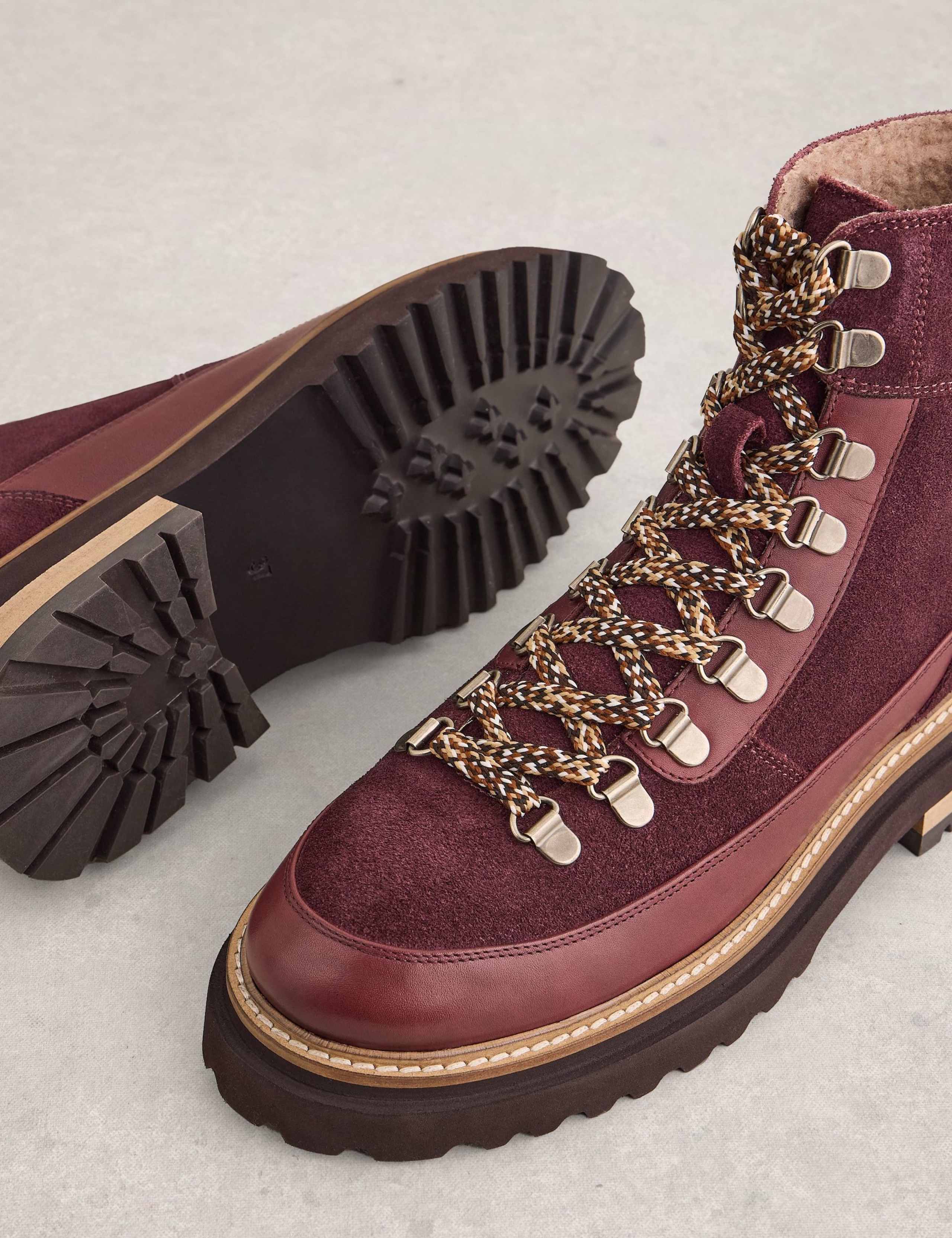 Suede Hiker Ankle Boots 4 of 4