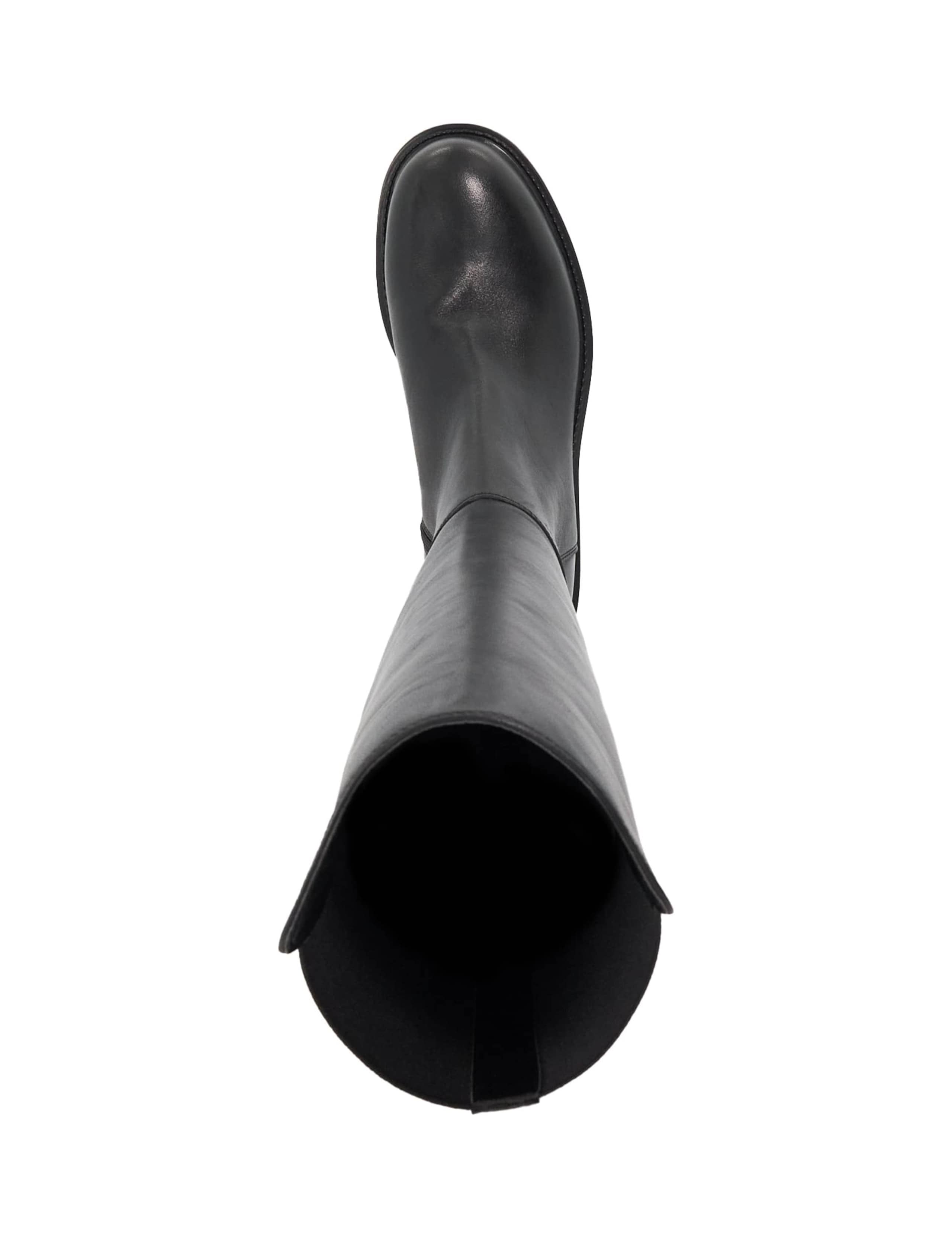 Leather Block Heel Knee High Boots 2 of 5