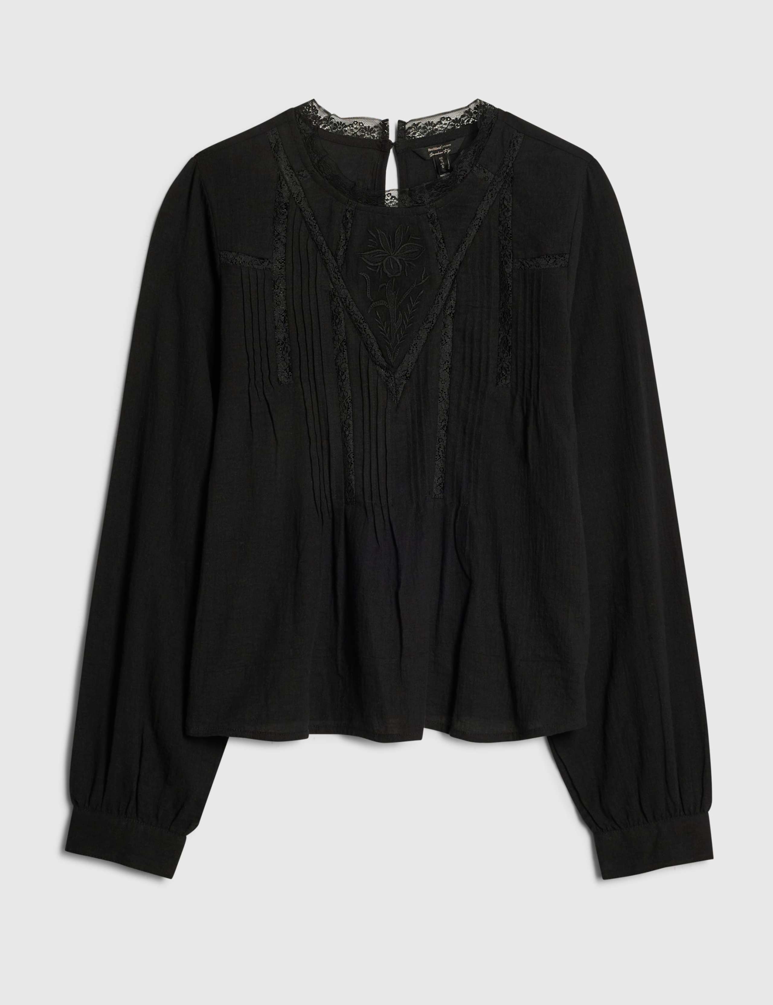 Pure Cotton Embroidered Blouse 3 of 6