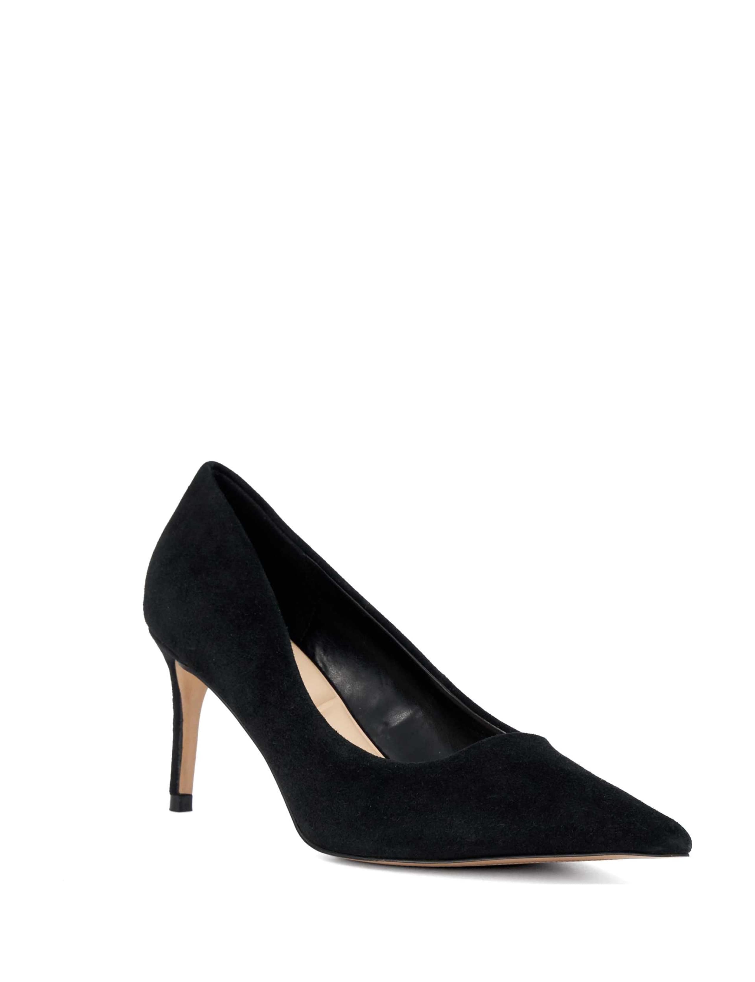 Affirming Suede Stiletto Heel Pointed Court Shoes 3 of 5